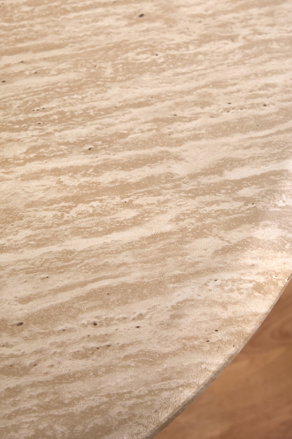 Julius Travertine-Look Extendable Dining Table