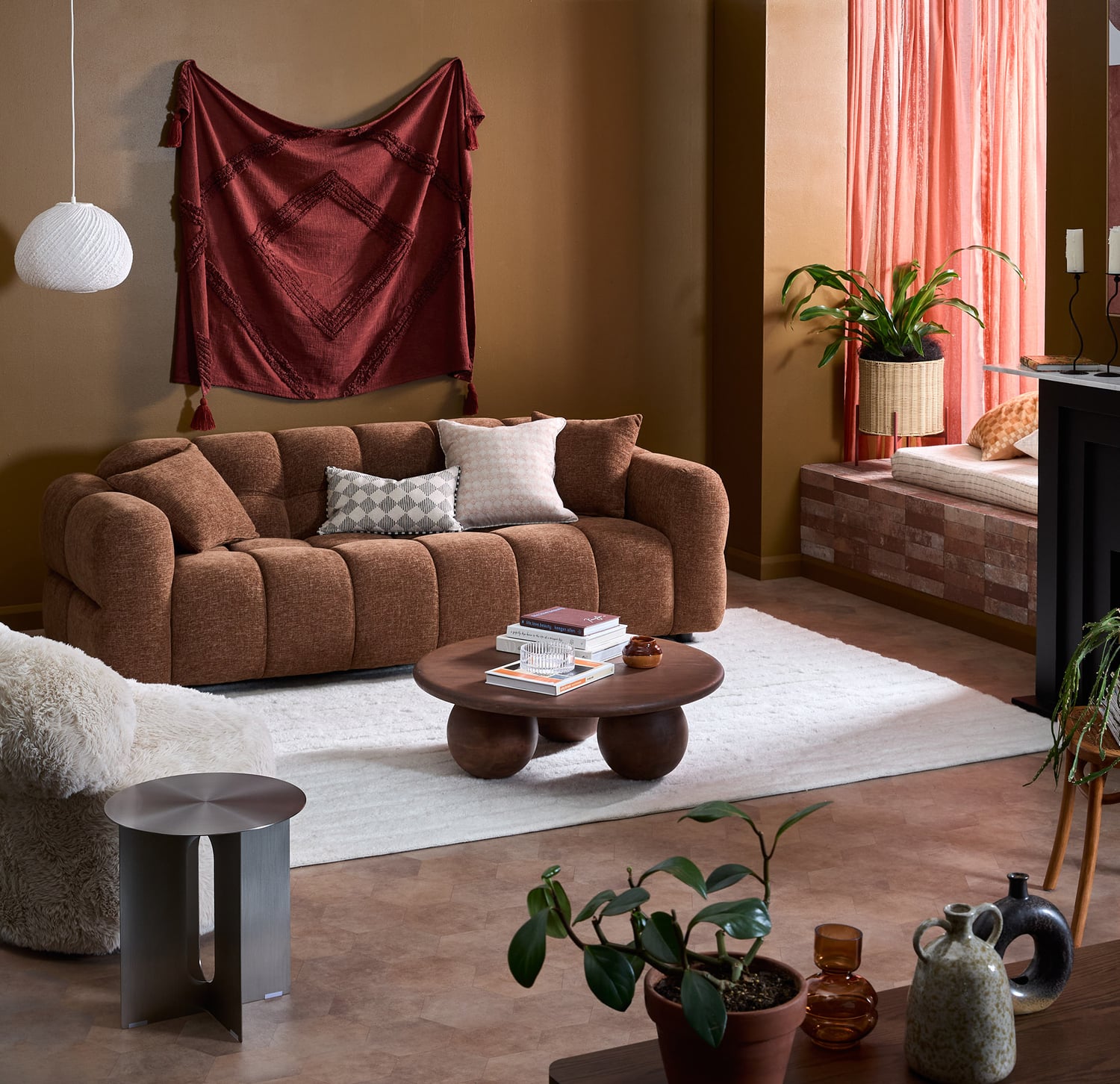 Zara 3 Seater Chenille Sofa