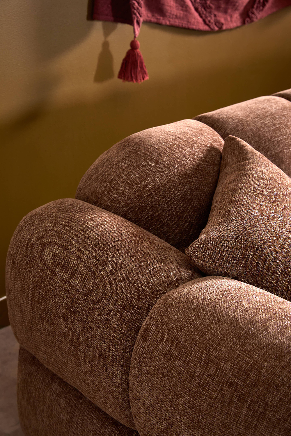 Zara 3 Seater Chenille Sofa