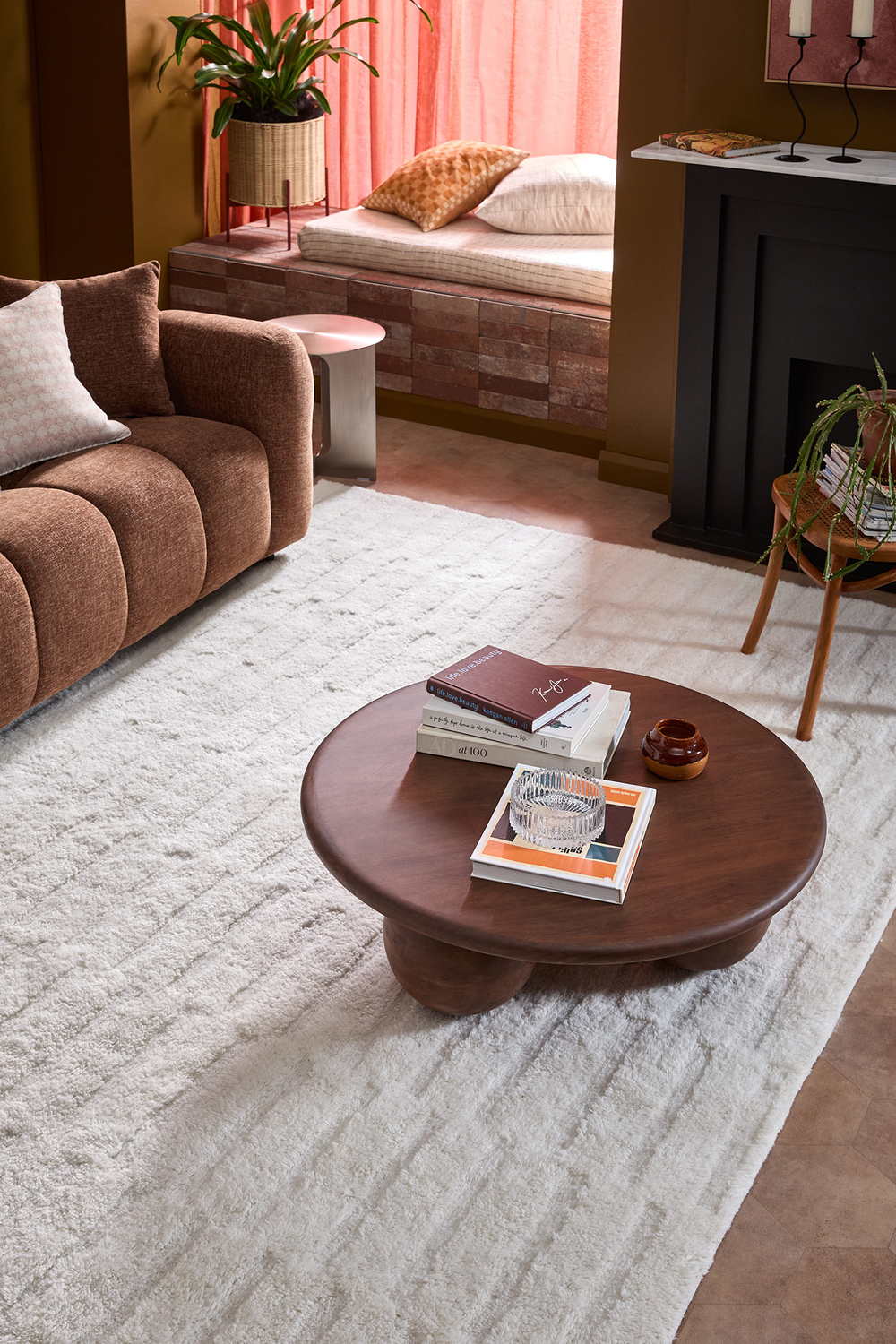 Cloud White Heather Hand-Woven Wool Rug