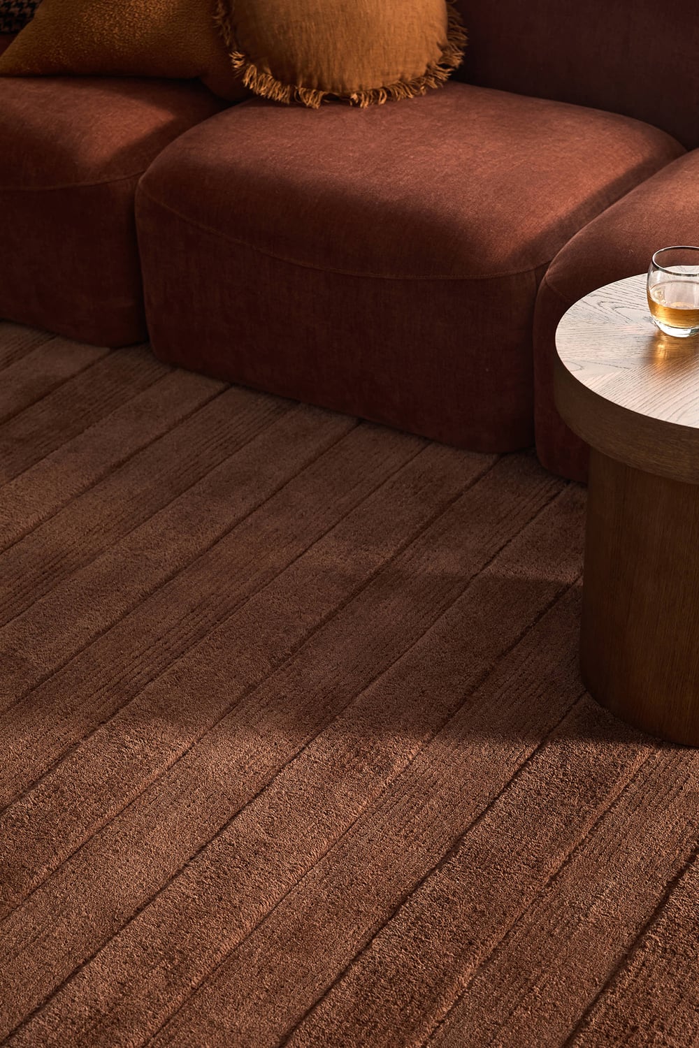 Suki Striped Hand-Woven Wool-Blend Rug