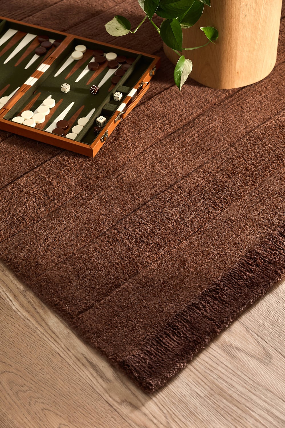 Suki Striped Hand-Woven Wool-Blend Rug