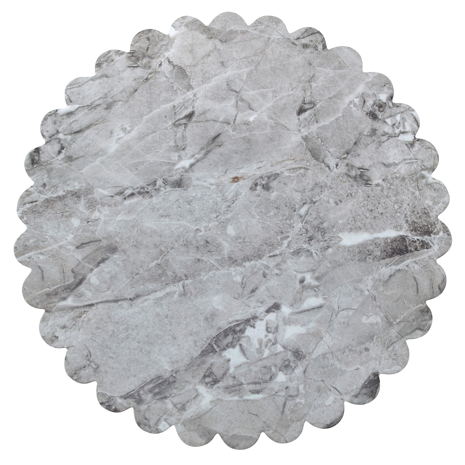 Flora Faux Marble Outdoor Coffee Table