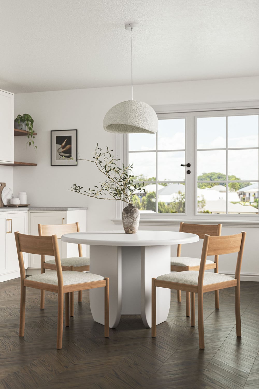 Miles Textured Resin Pendant Light