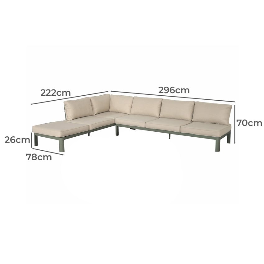 5 Seater Napa Outdoor Modular Lounge Set