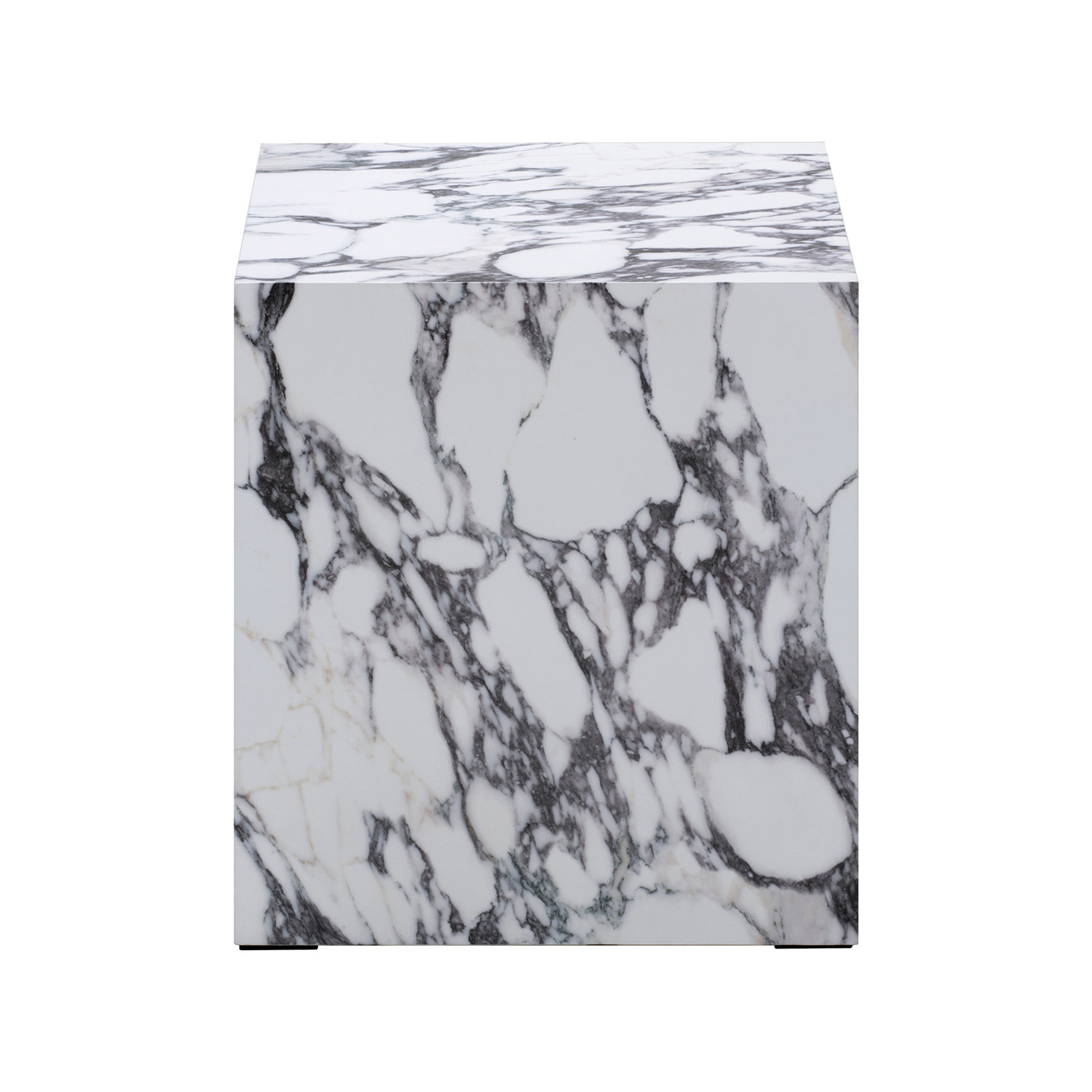 Milly Viola Marble-Look Side Table