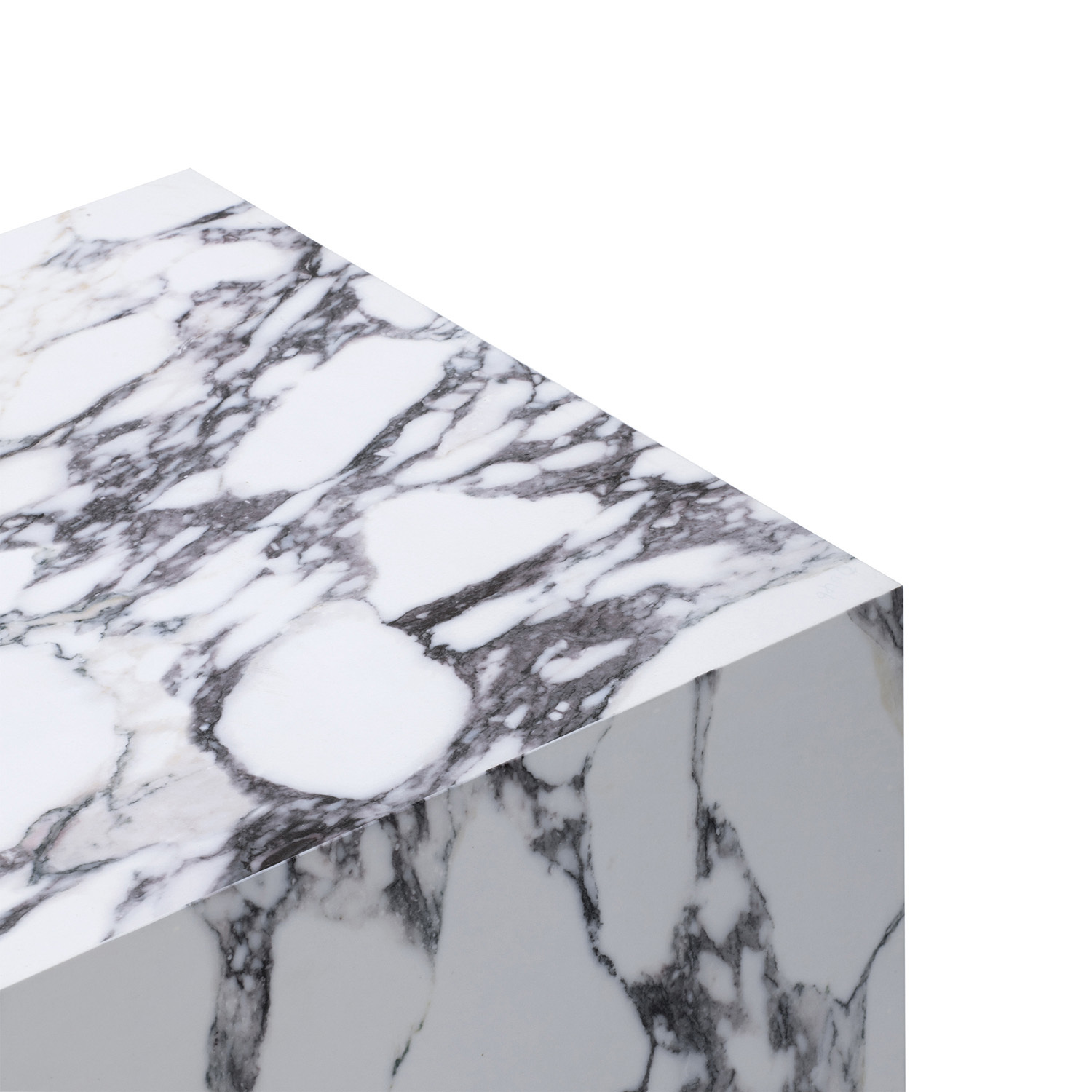 Milly Travertine-Look Side Table