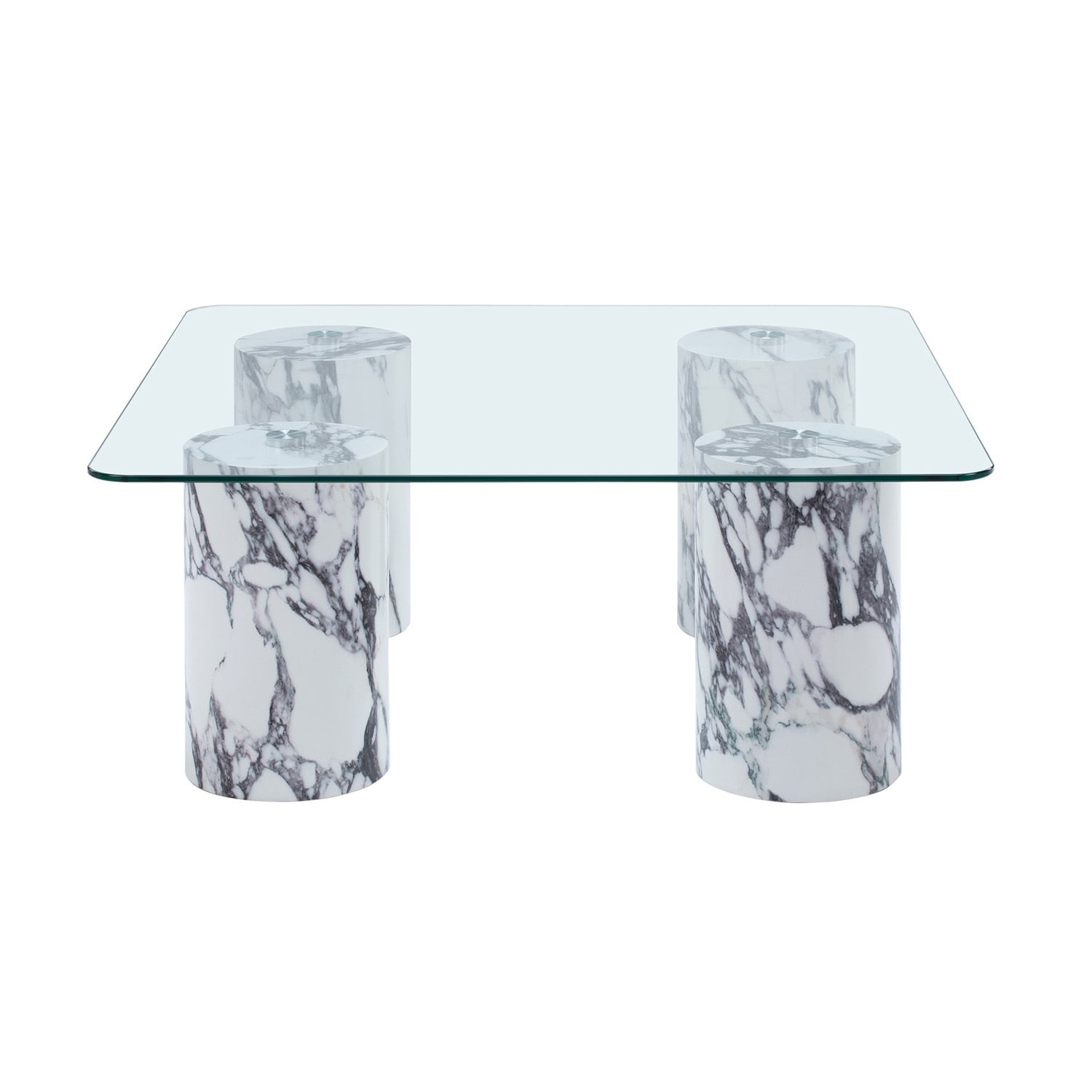 Hazel Travertine-Look Coffee Table