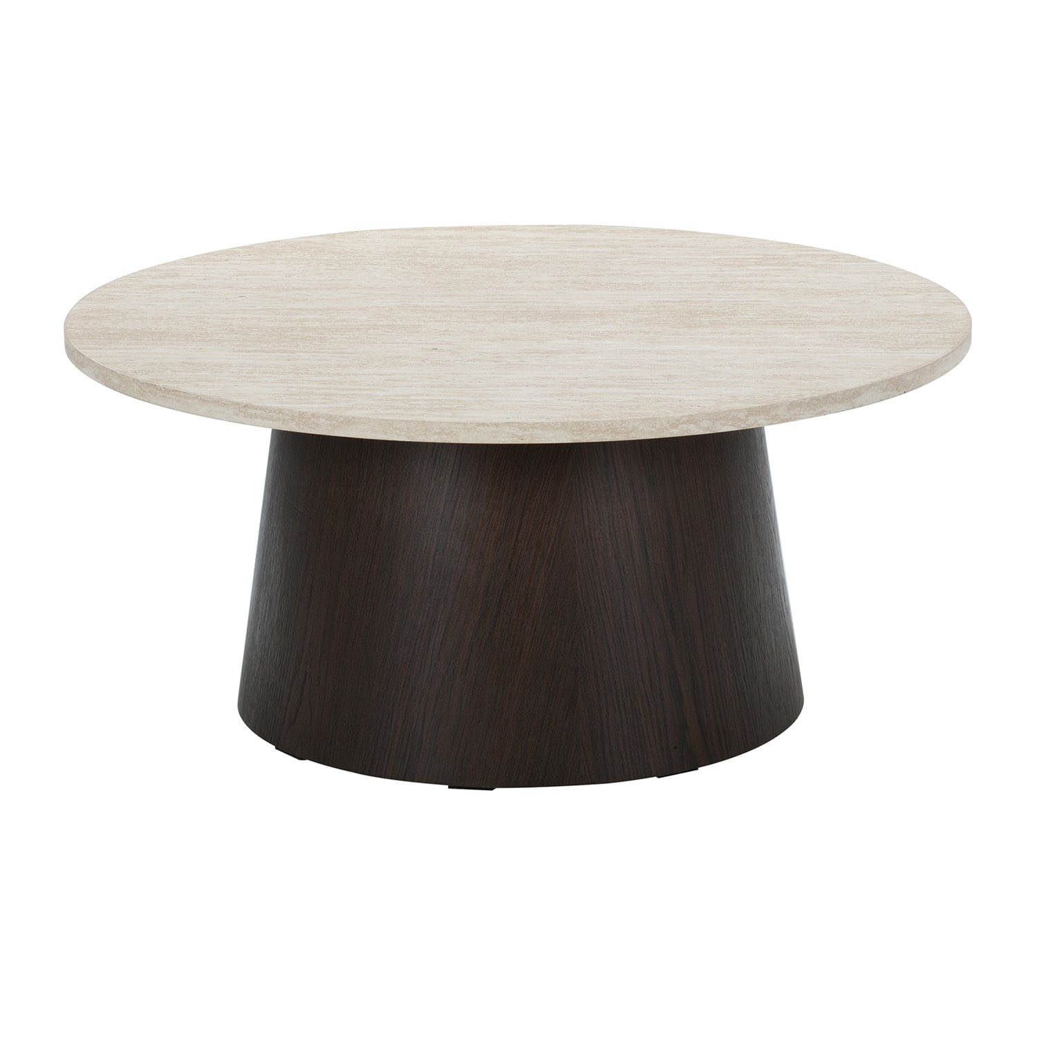 Hilary Travertine-Look Coffee Table