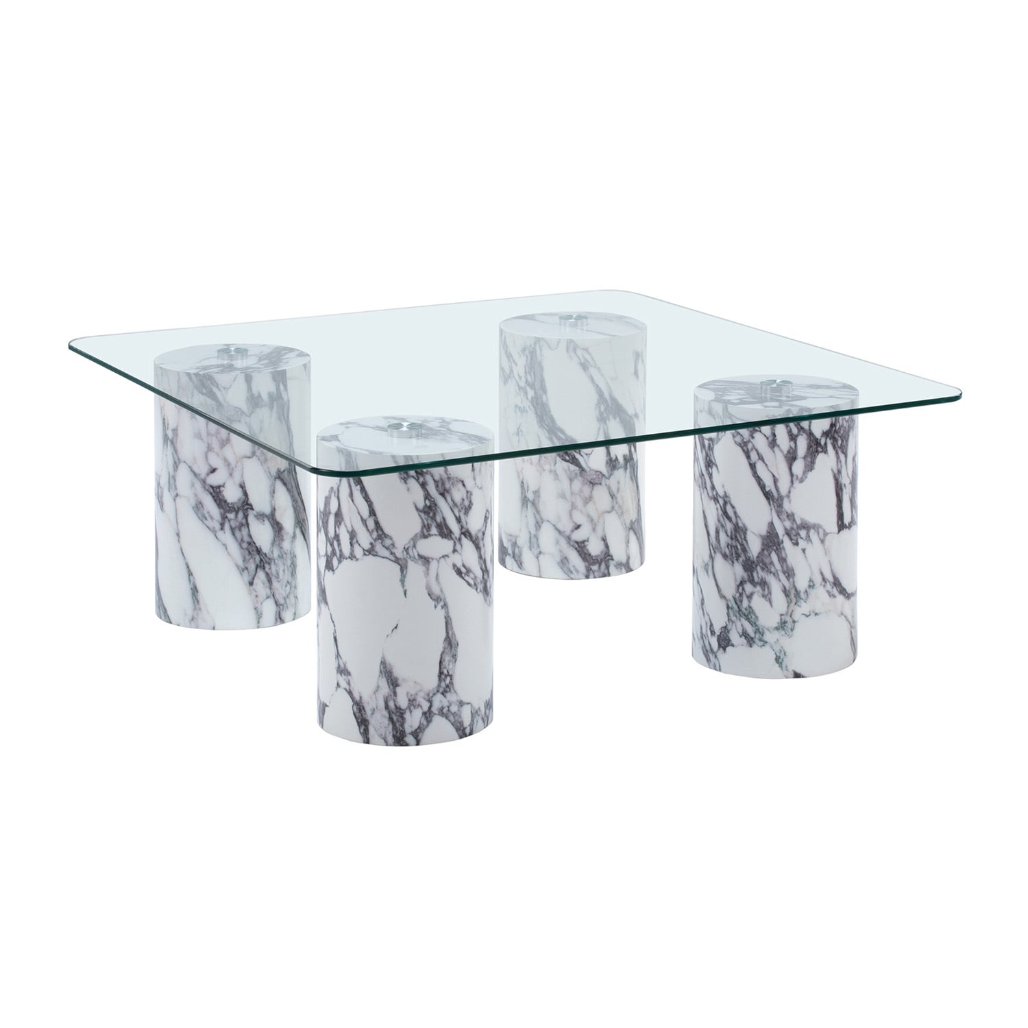 Hazel Travertine-Look Coffee Table