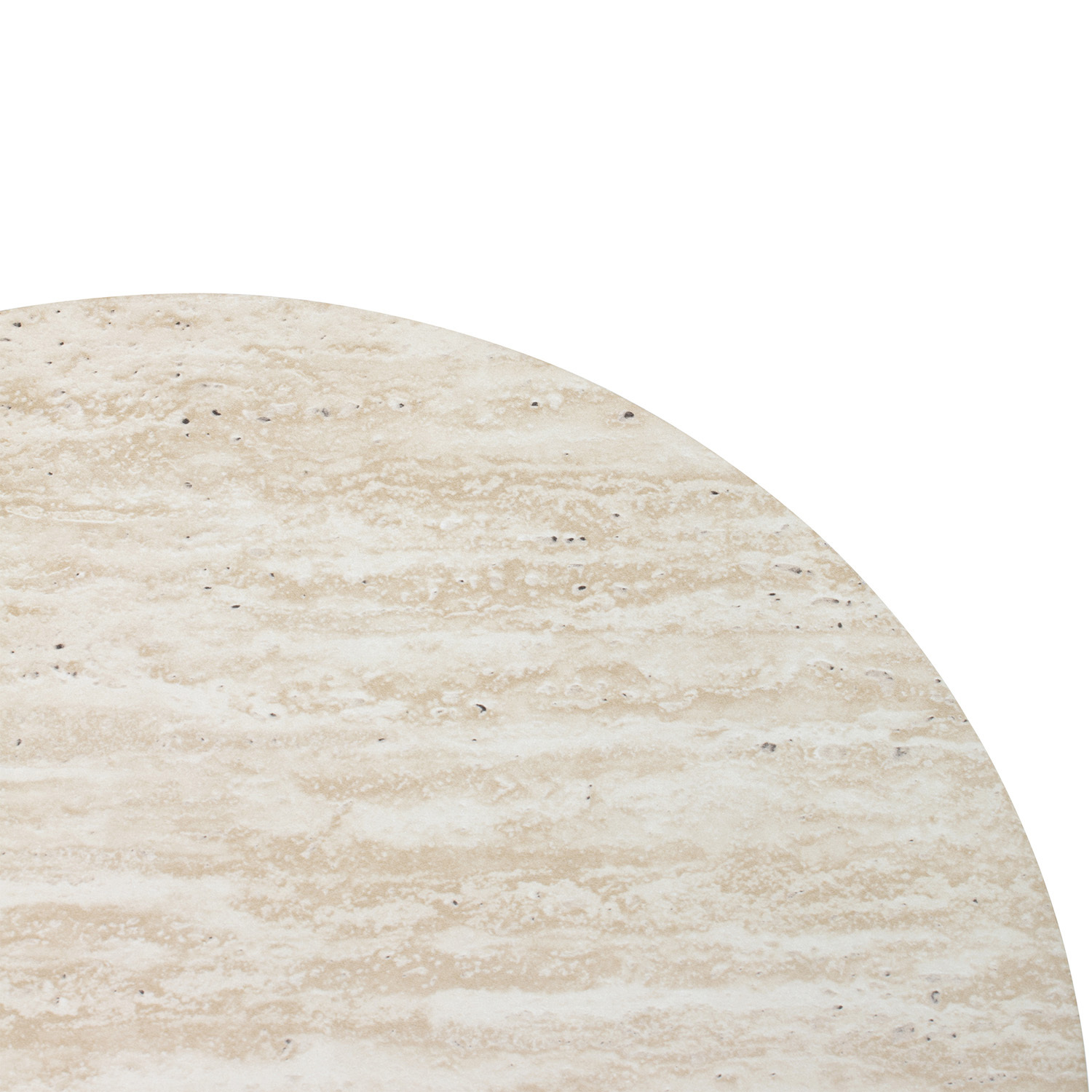 Hilary Travertine-Look Side Table
