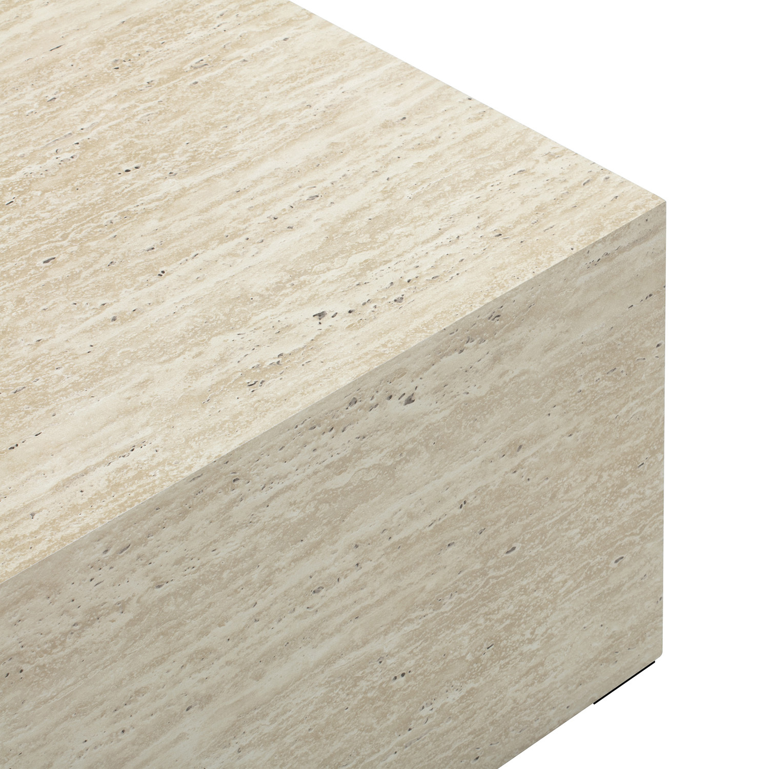 Milly Travertine-Look Coffee Table