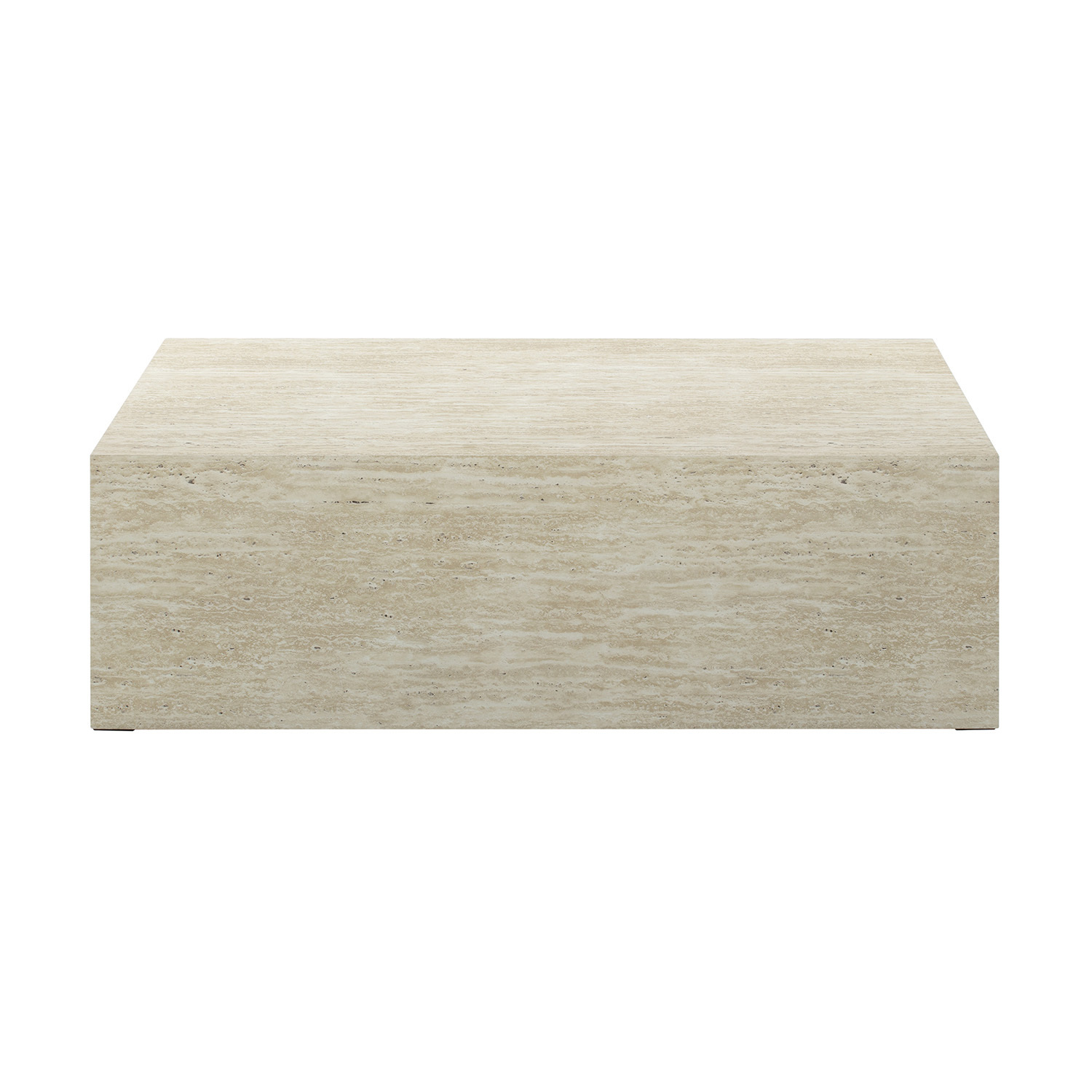 Milly Travertine-Look Coffee Table