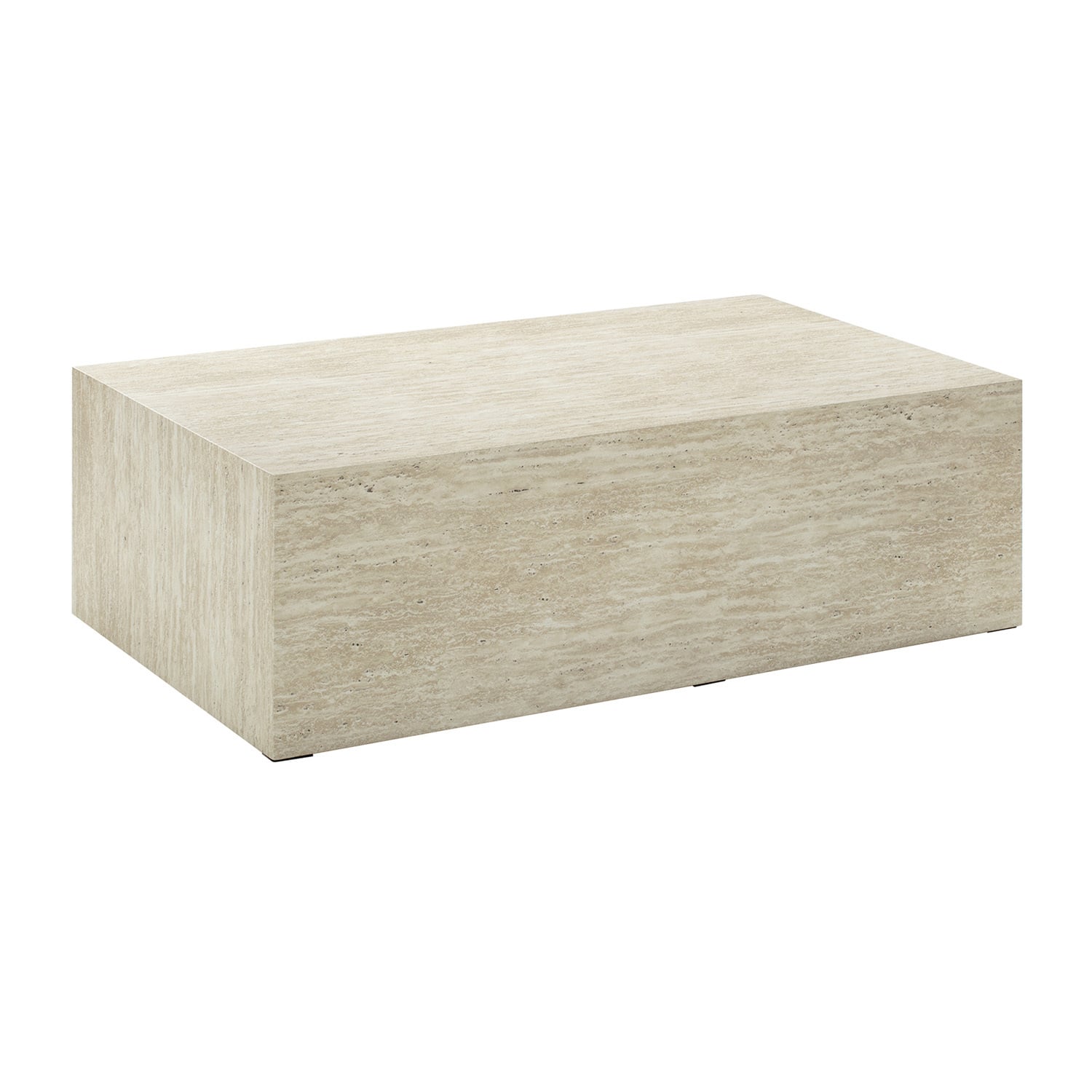 Milly Travertine-Look Coffee Table