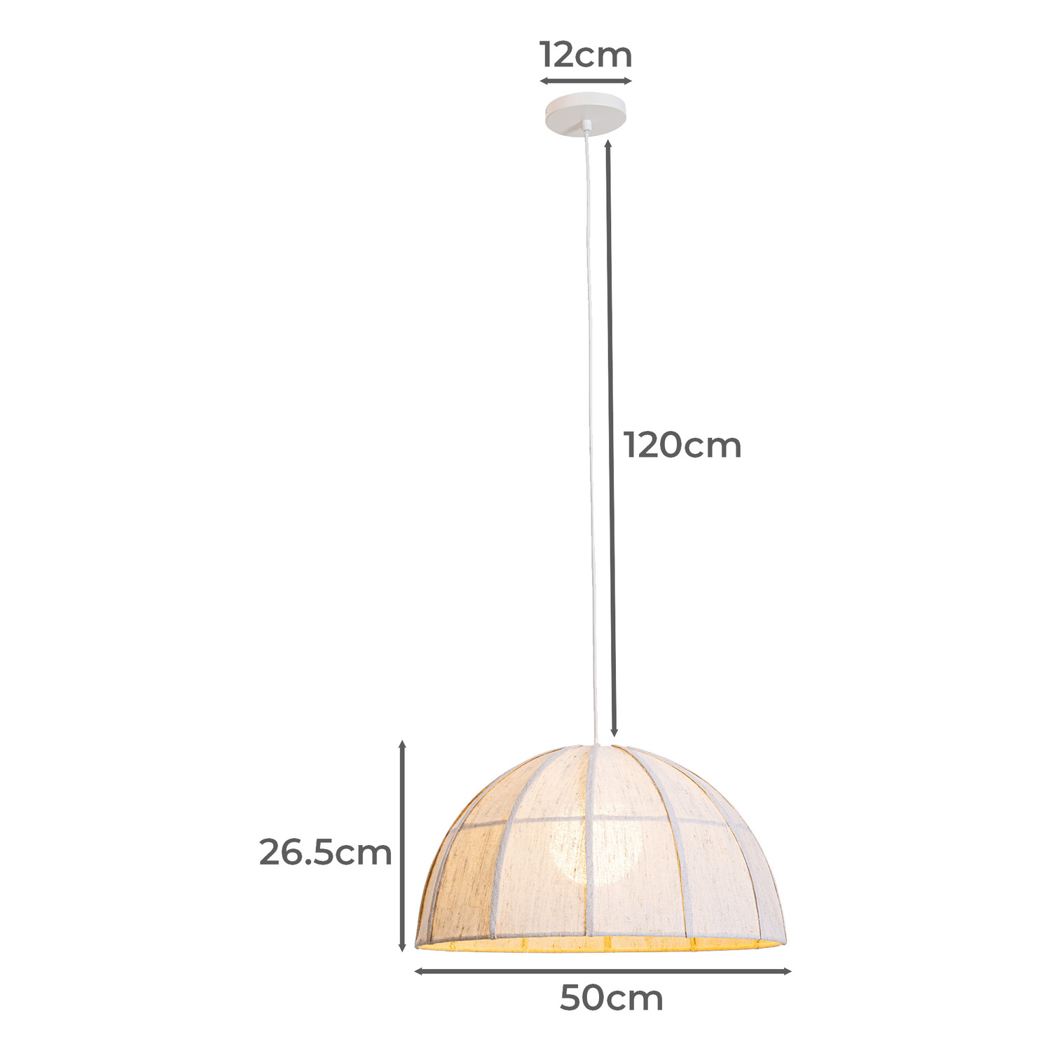 Astrid Linen Pendant Light