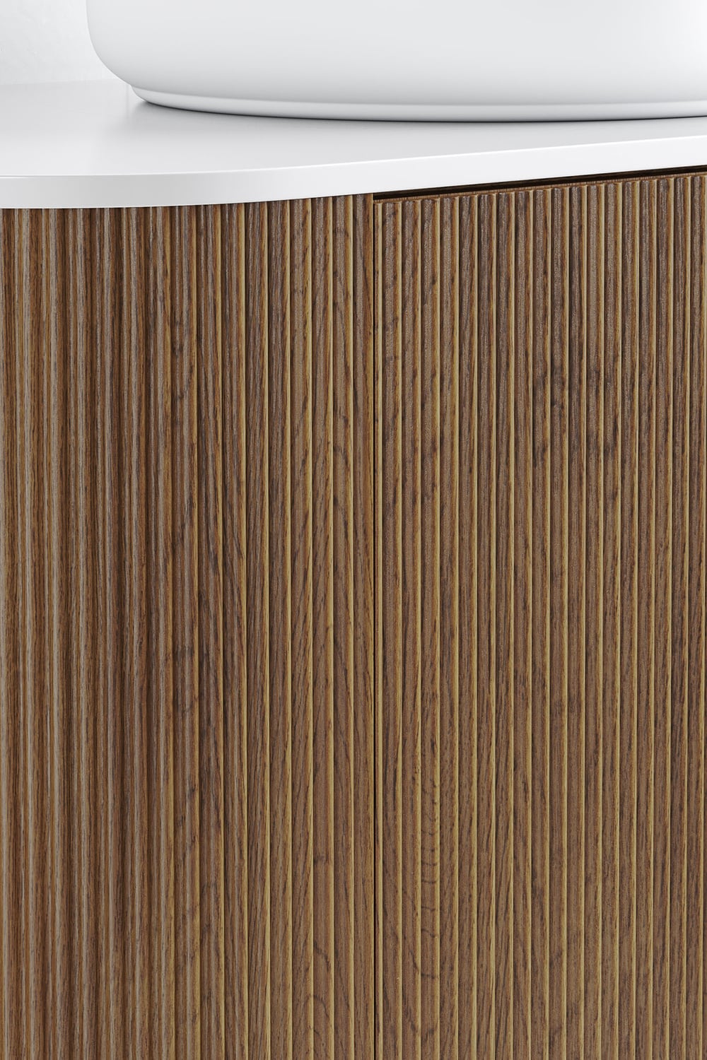 Nomad 460mm Walnut Wall Hung Single Vanity