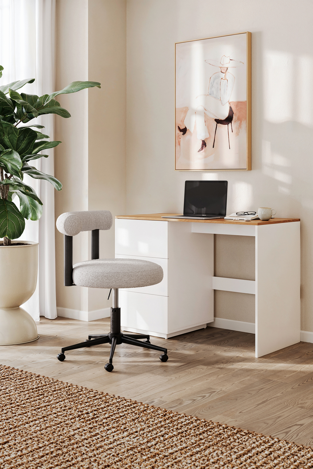 Hannon Boucle Office Chair