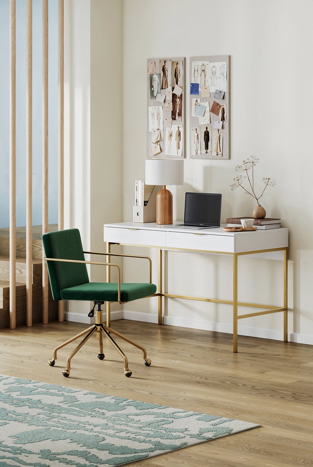 Marlene 2 Drawer Desk
