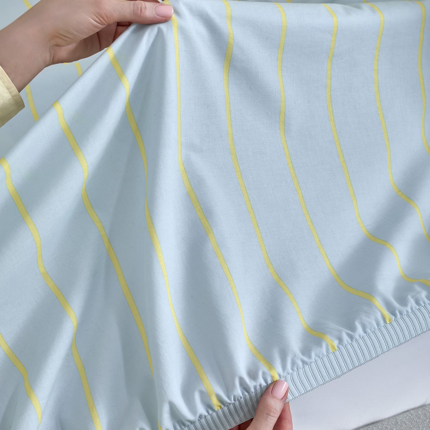 Stripe Josie Australian Cotton Fitted Sheet Set