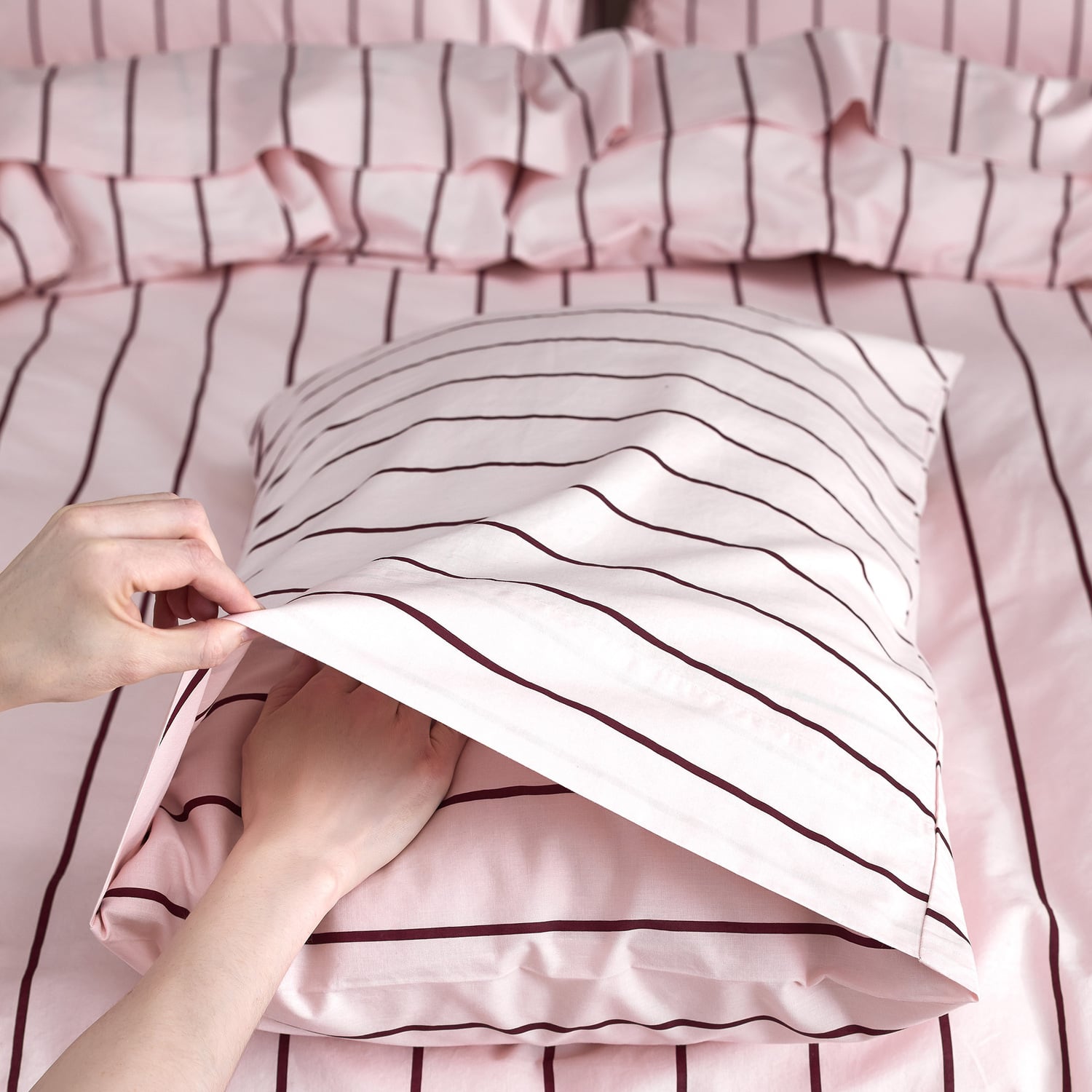 Stripe Josie Australian Cotton Quilt Cover Set