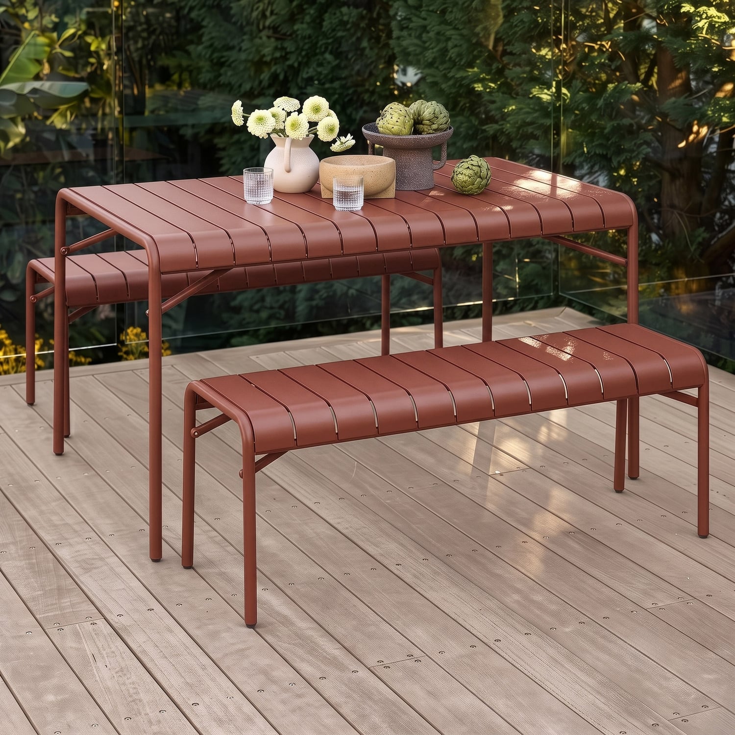 4 Seater Otti Steel Outdoor Dining Set
