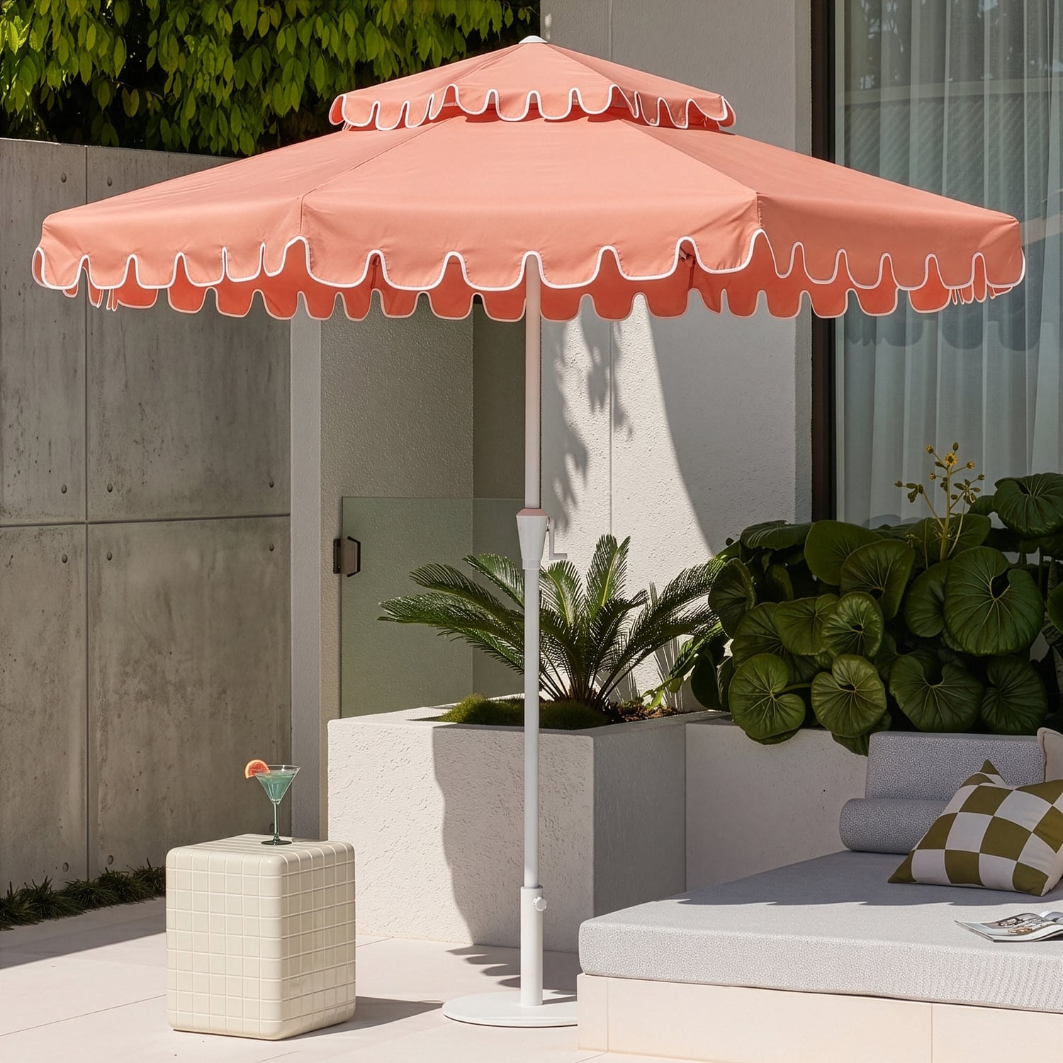 2.7m Double Stack Market Umbrella