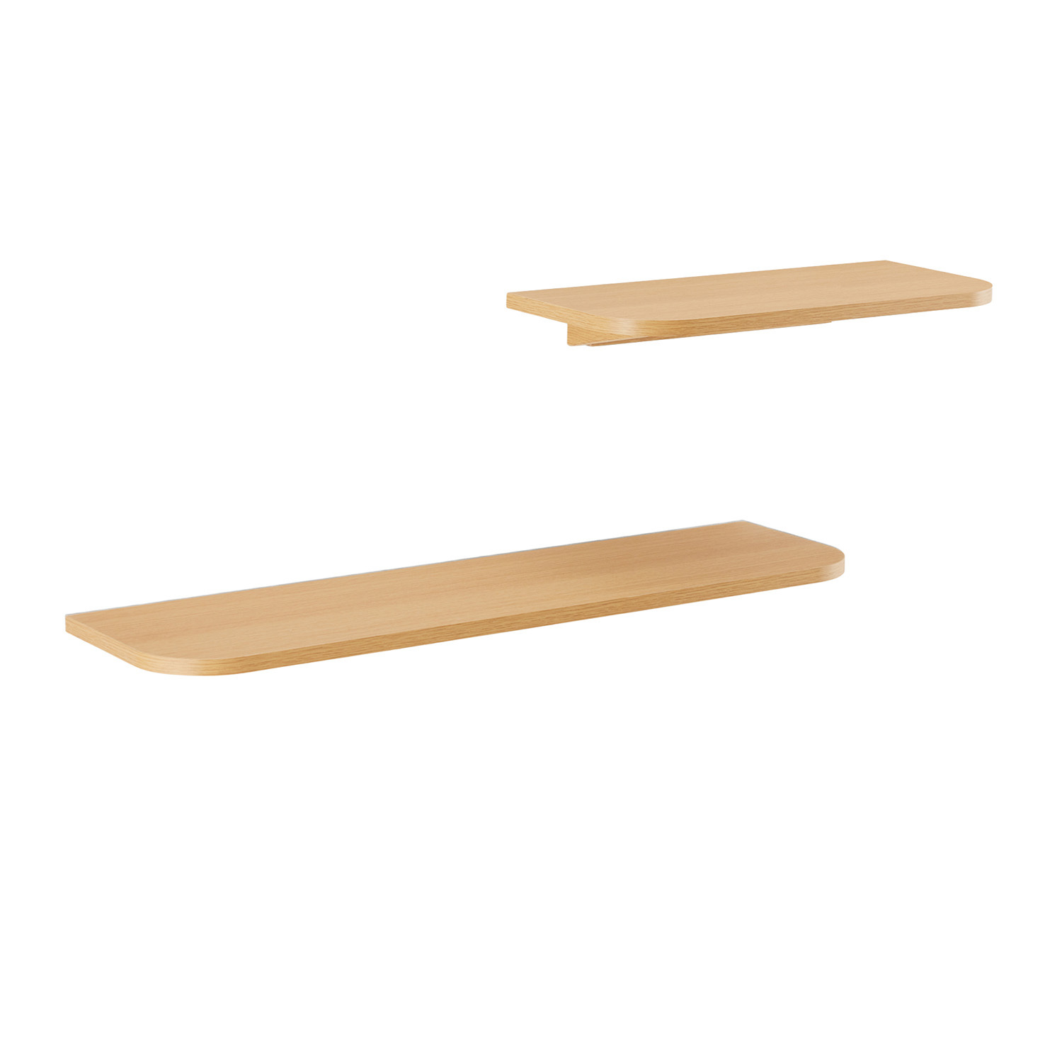 2 Piece Fletcher Floating Wall Shelf Set