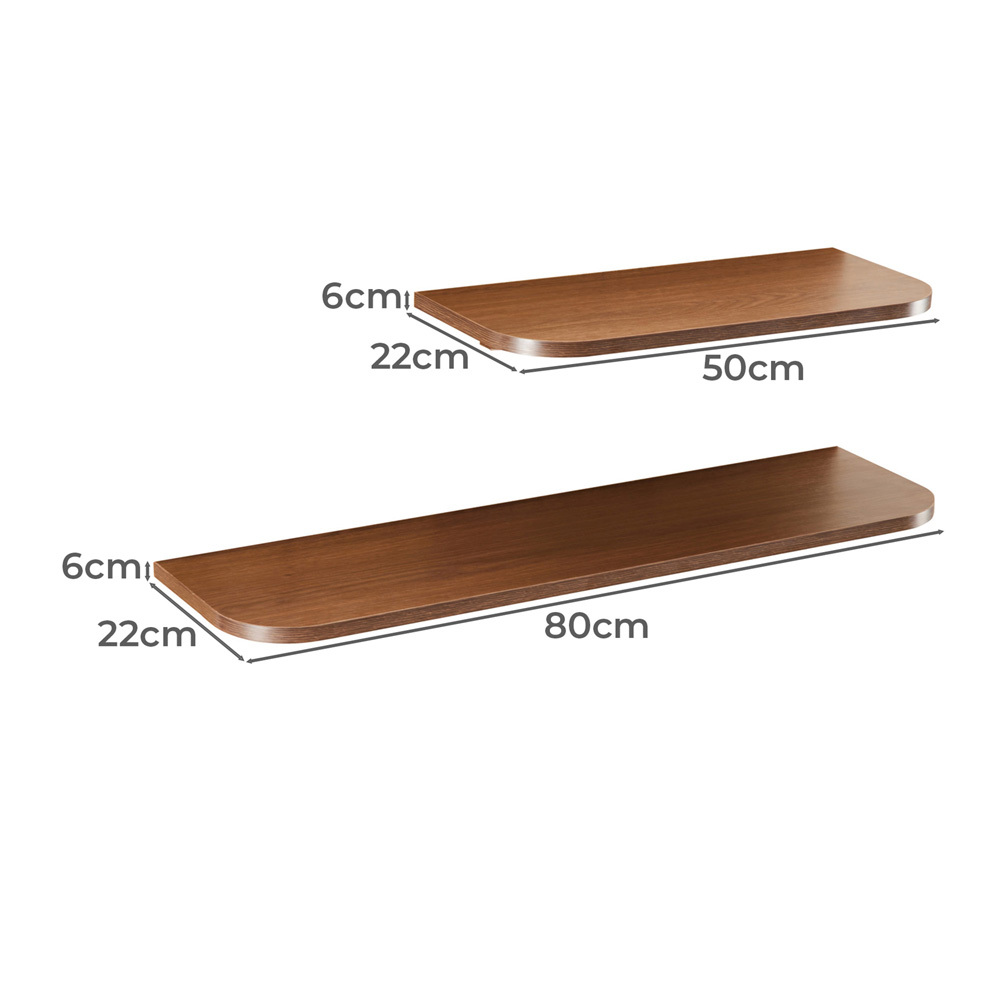 2 Piece Fletcher Floating Wall Shelf Set