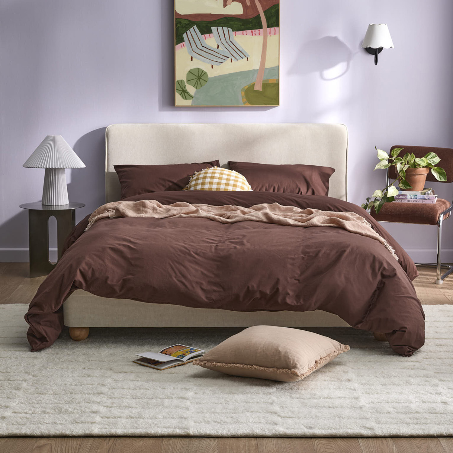 Juno Australian Cotton Fitted Sheet Set