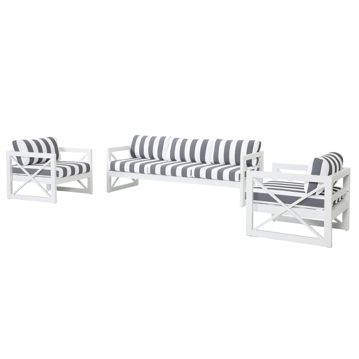 5 Seater Hamptons Outdoor Sofa Set