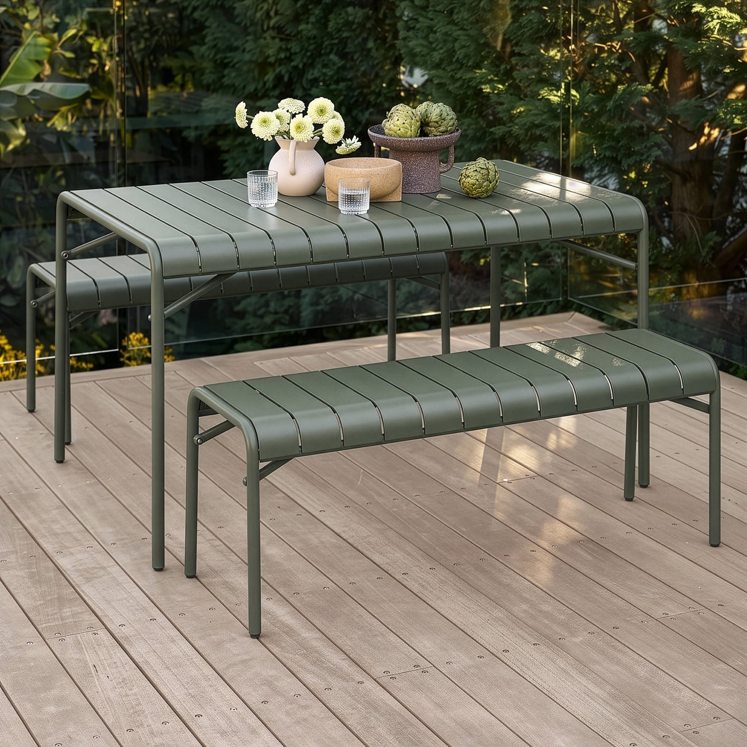 4 Seater Otti Steel Outdoor Dining Set