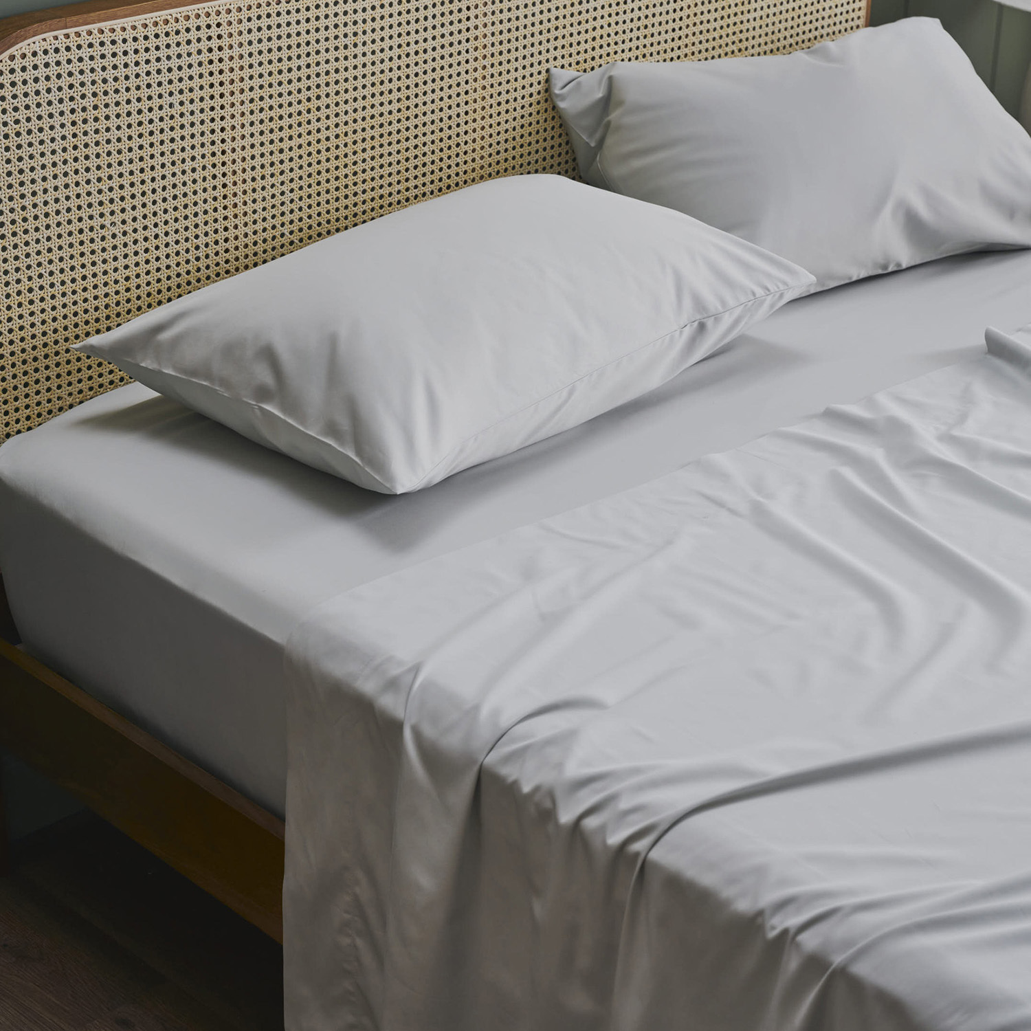 400TC Bamboo & Cotton Fitted Sheet Set