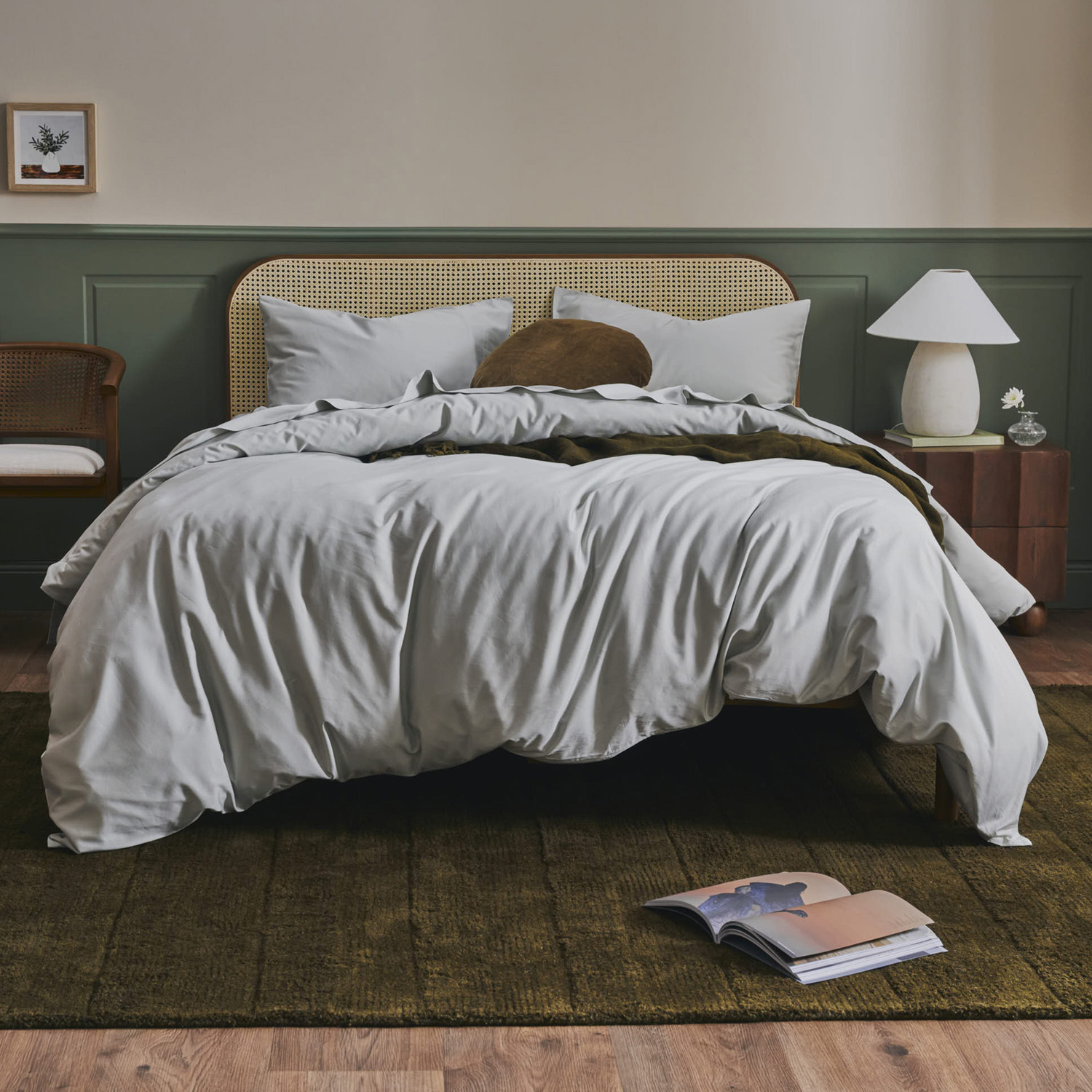 400TC Bamboo & Cotton Fitted Sheet Set