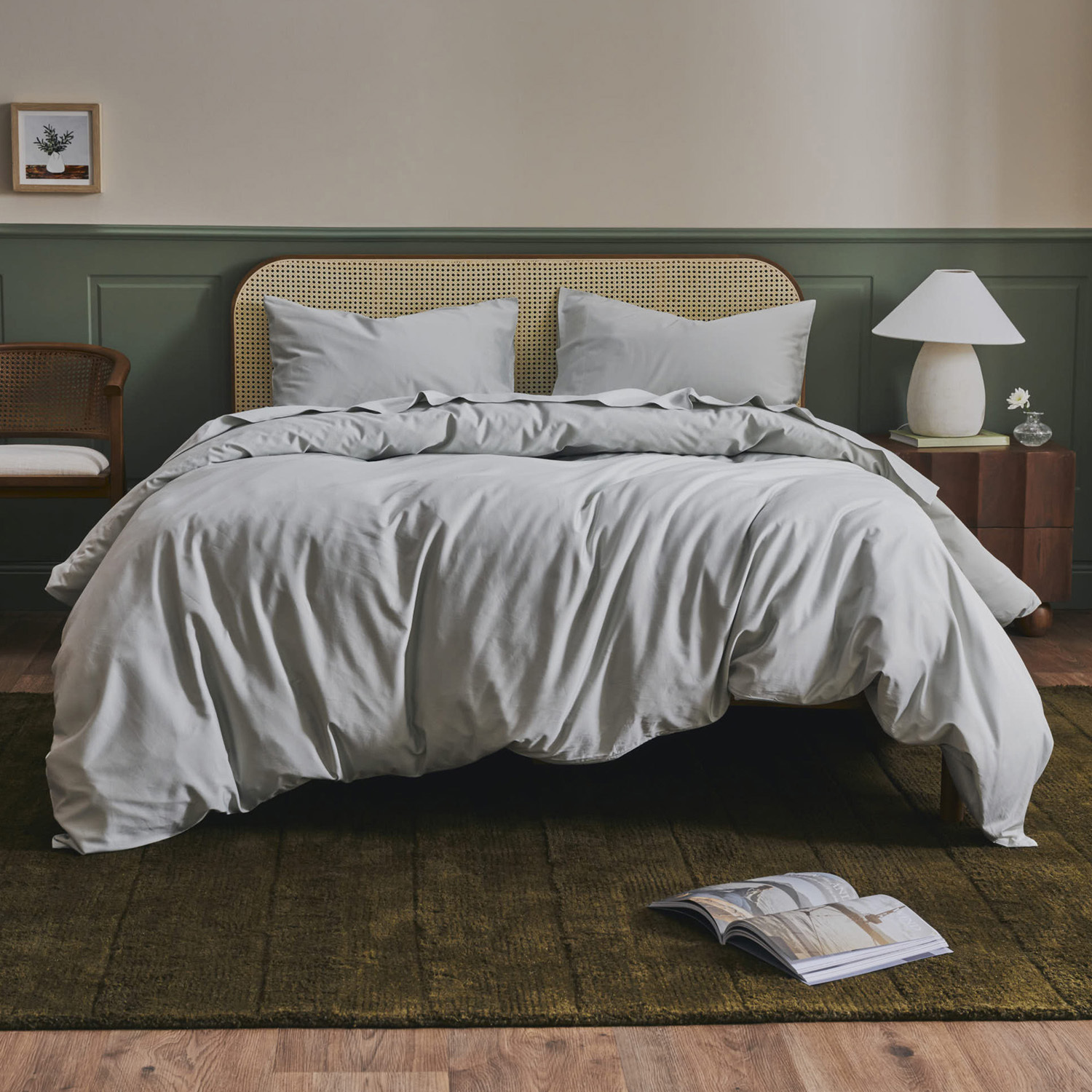 400TC Bamboo & Cotton Fitted Sheet Set