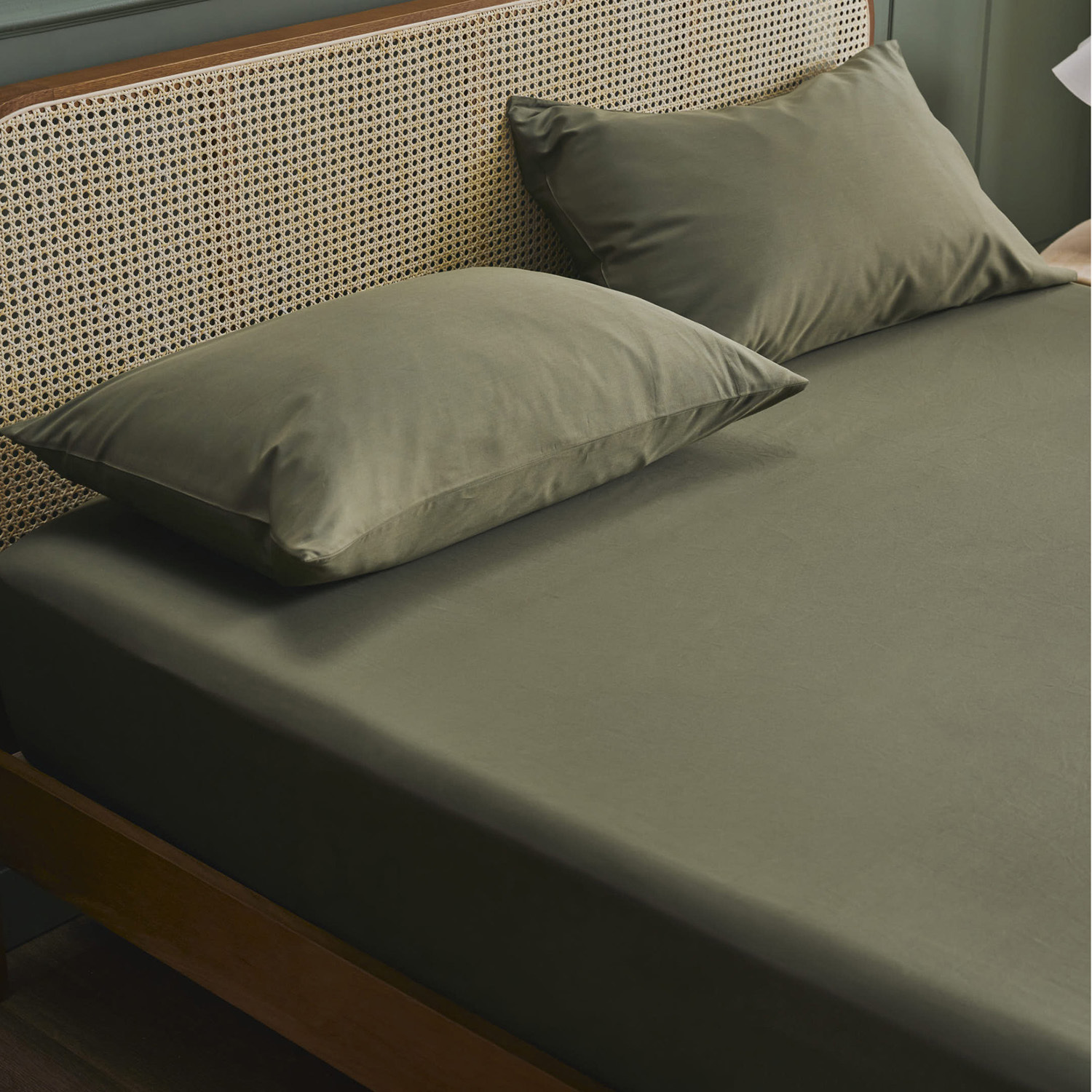 400TC Bamboo & Cotton Fitted Sheet Set