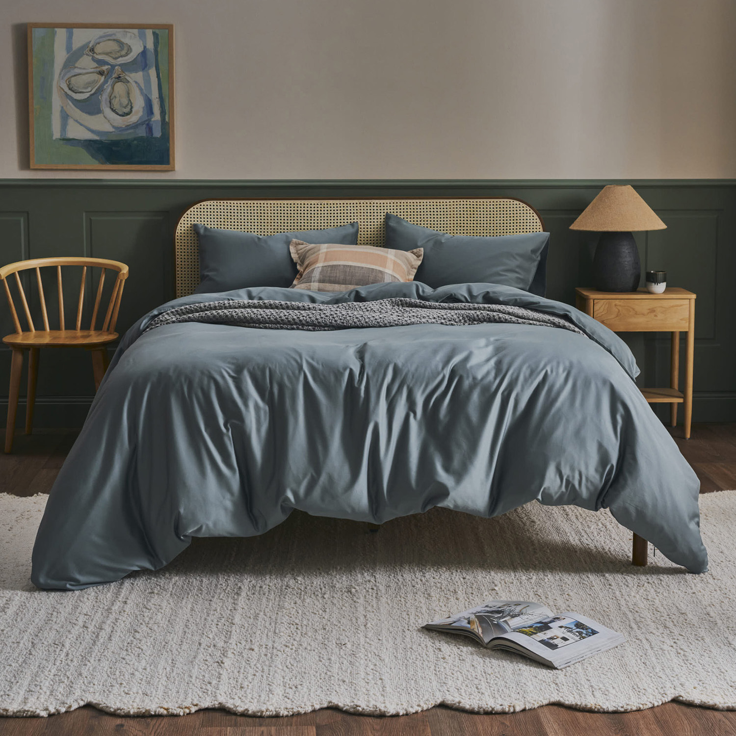 400TC Bamboo & Cotton Fitted Sheet Set