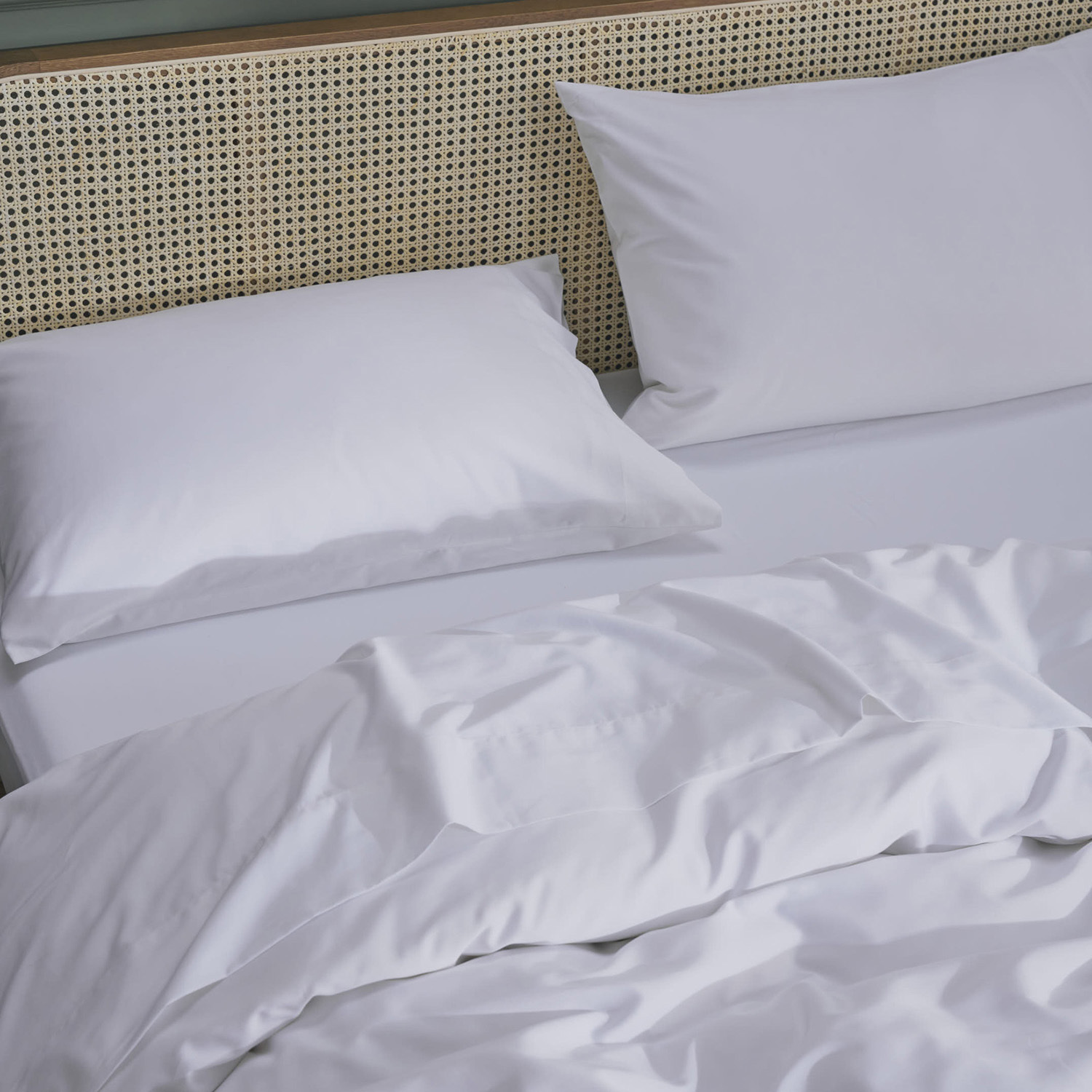 400TC Bamboo & Cotton Fitted Sheet Set