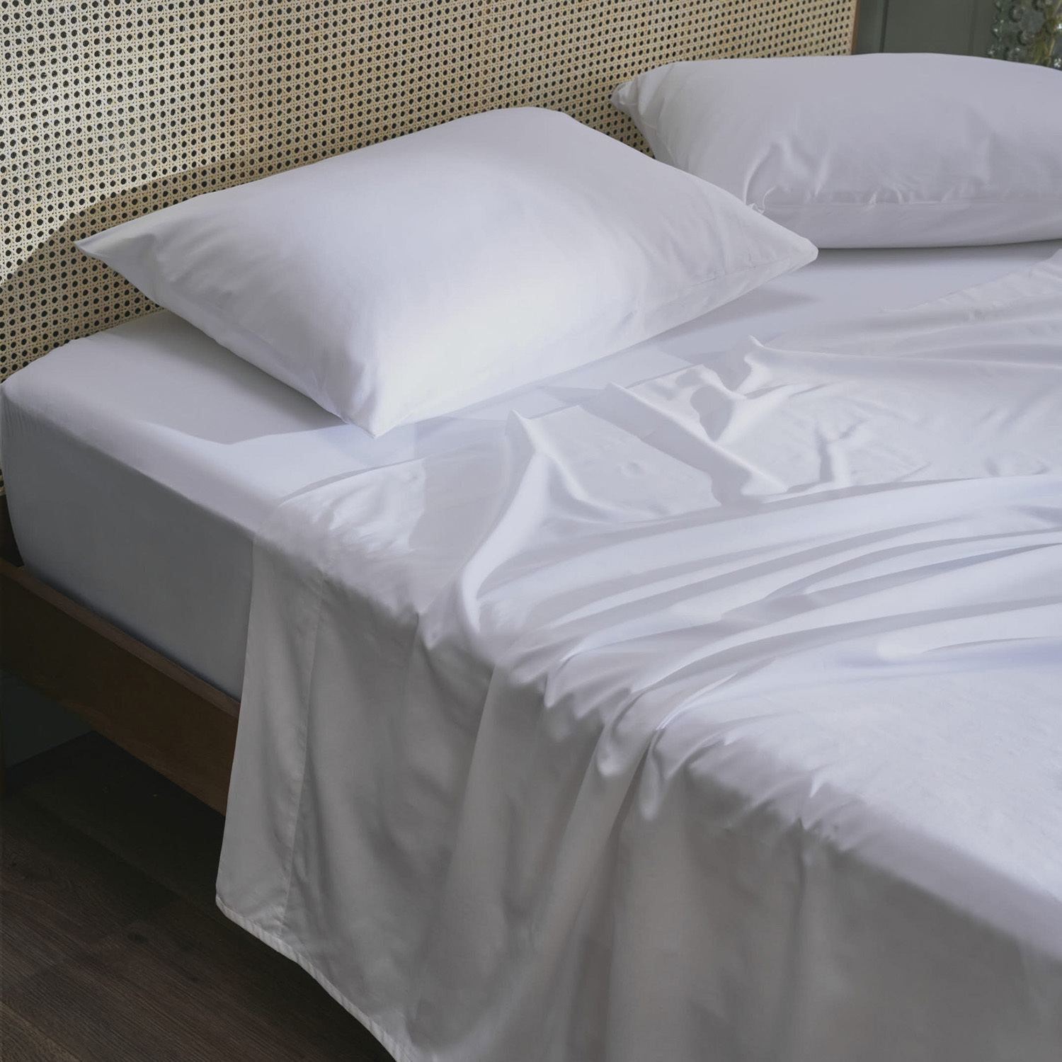 400TC Bamboo & Cotton Fitted Sheet Set