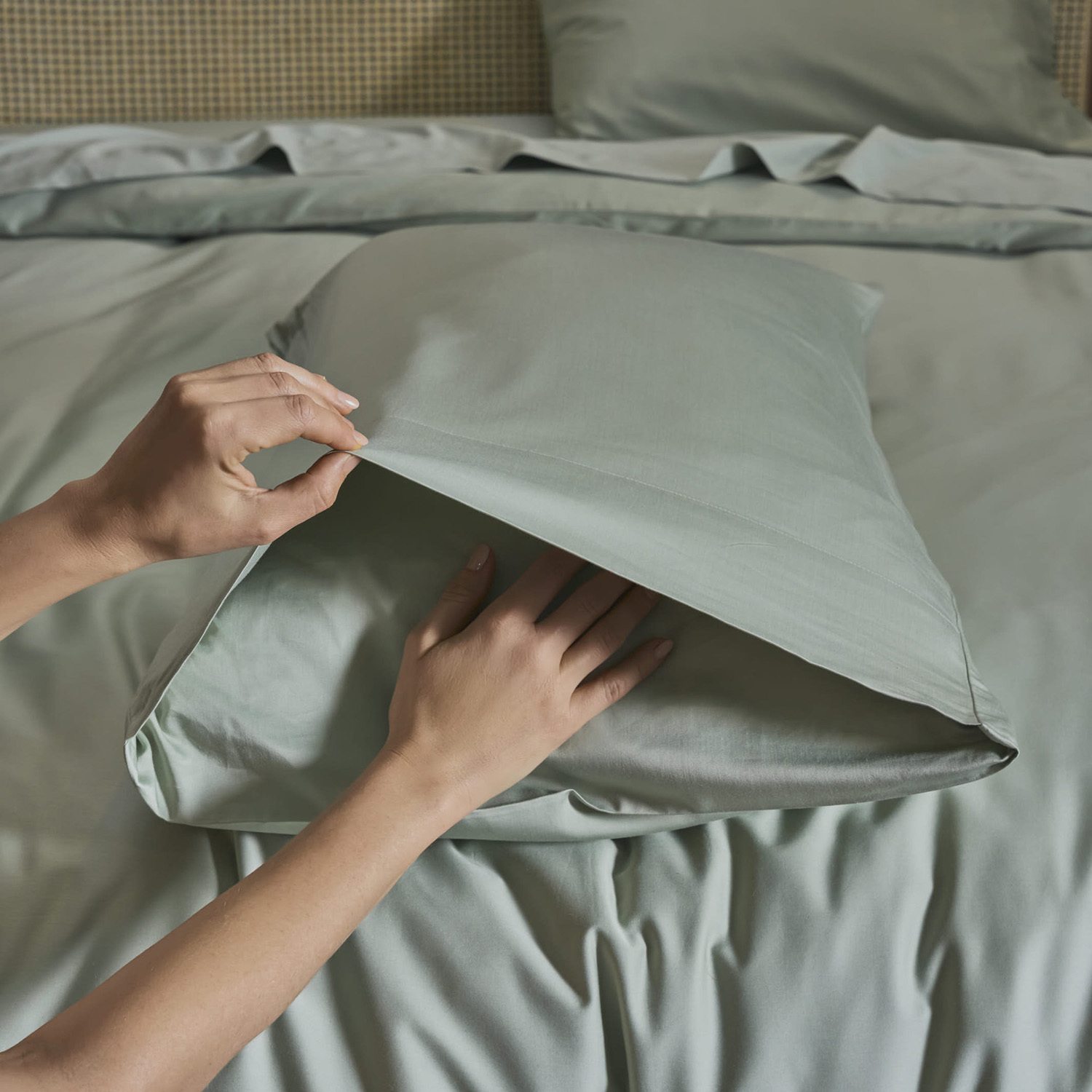400TC Bamboo & Cotton Fitted Sheet Set
