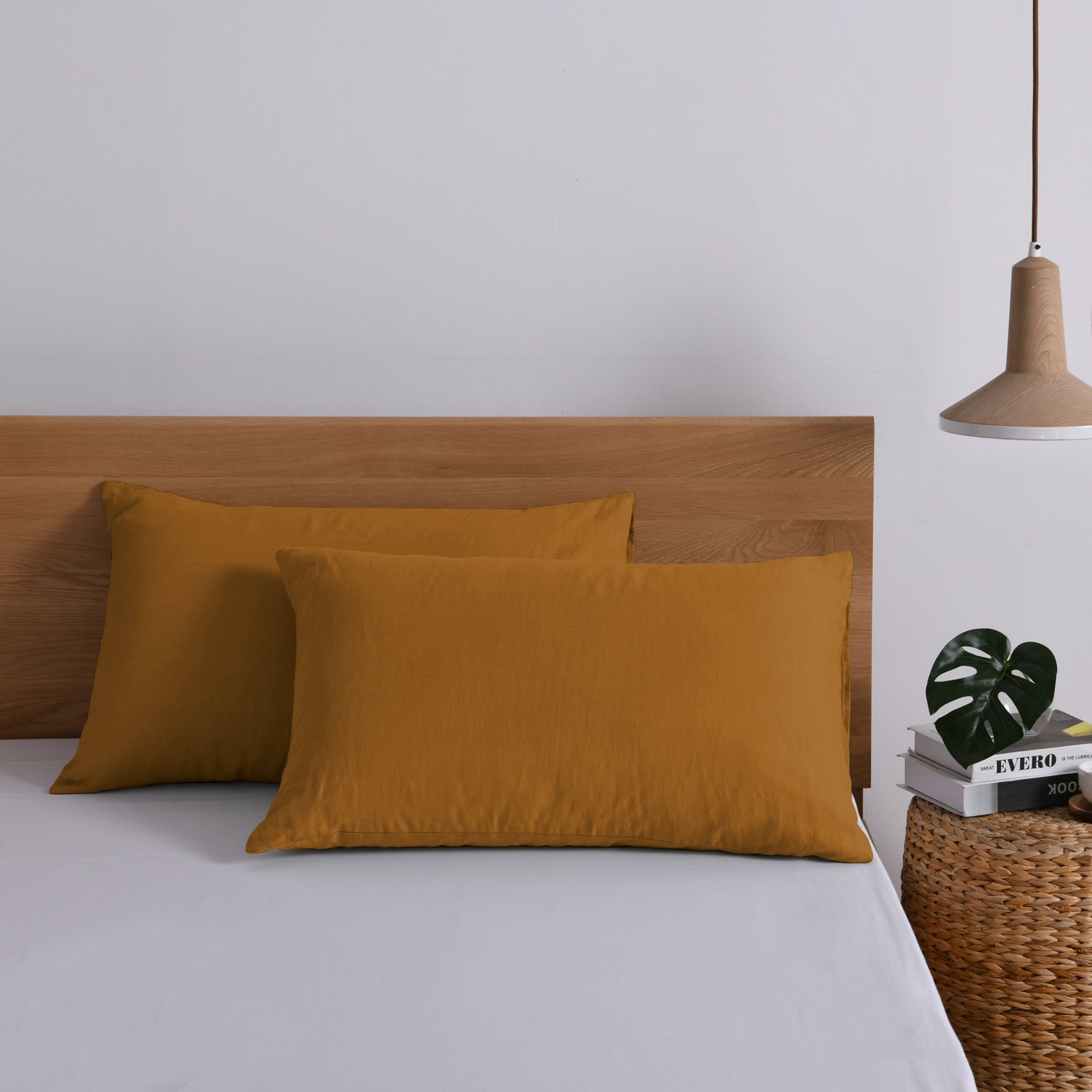 Pure French Flax Linen Standard Pillowcases