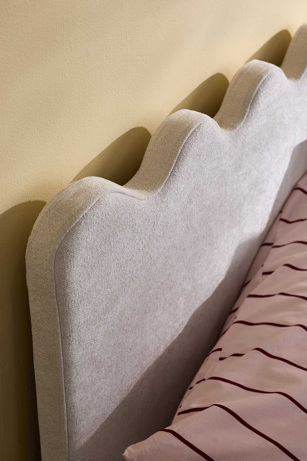 Ripple Chenille Bed Frame