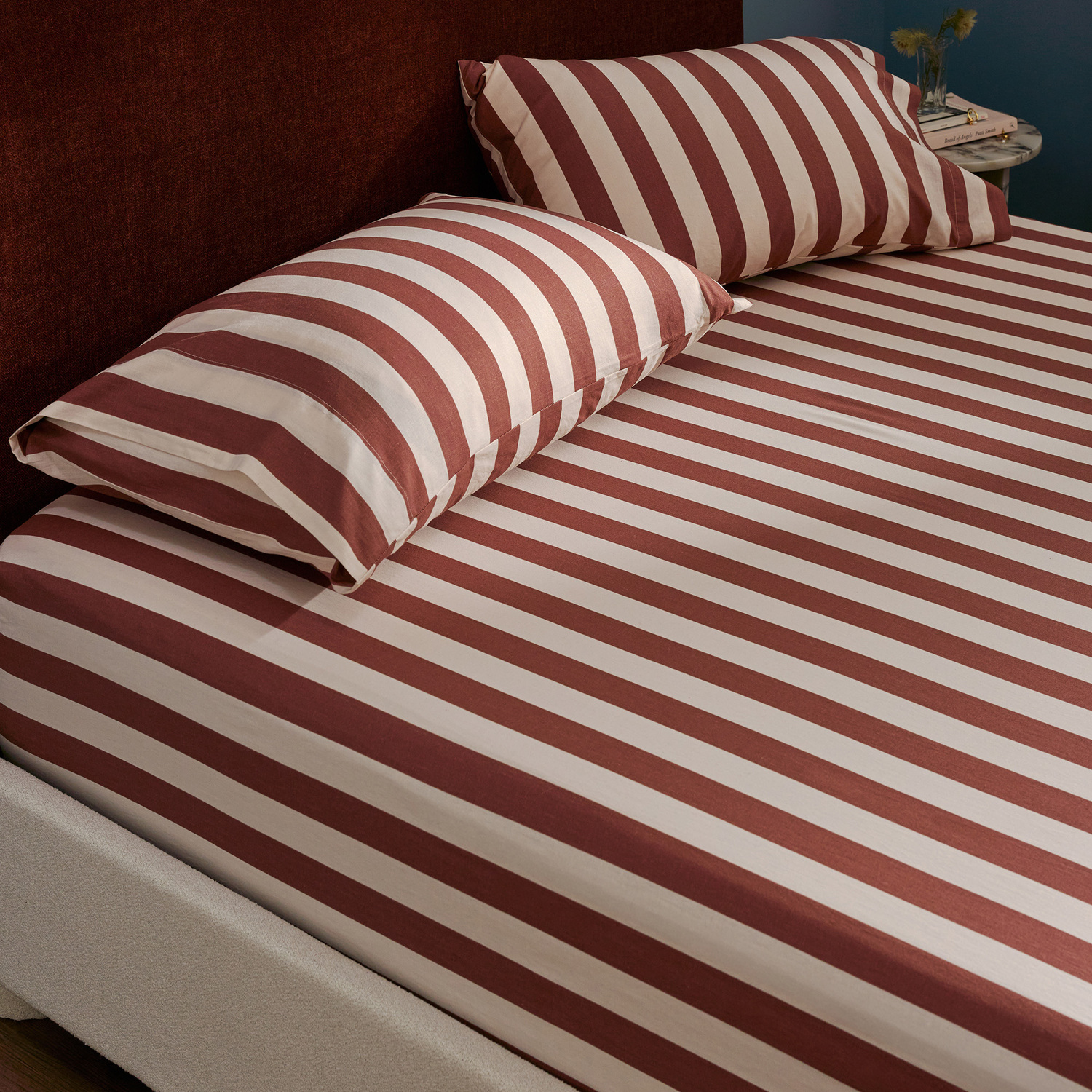 Sutton Cotton & Linen Fitted Sheet Set