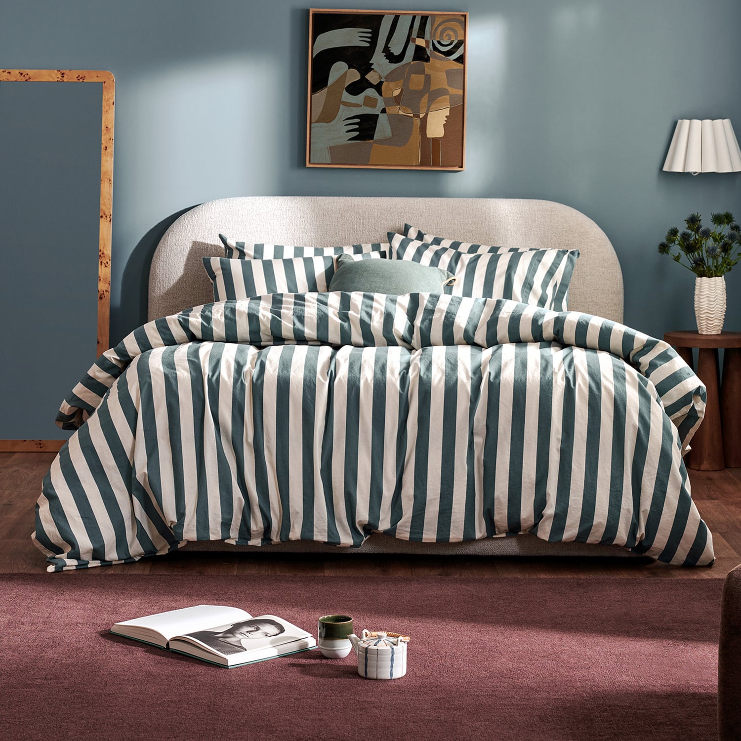 Sutton Cotton & Linen Fitted Sheet Set