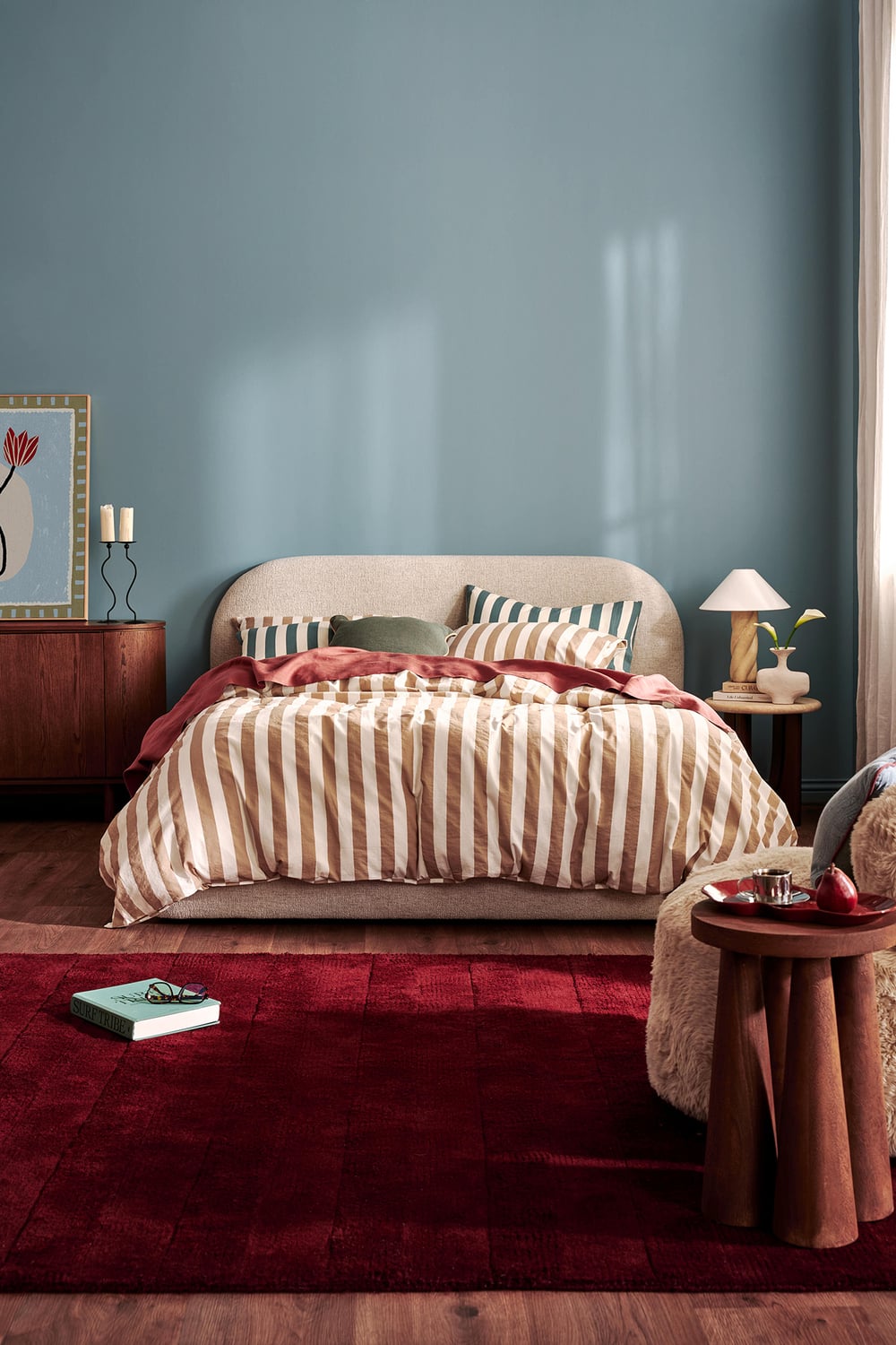 Emery Upholstered Gas Lift Storage Bed Frame