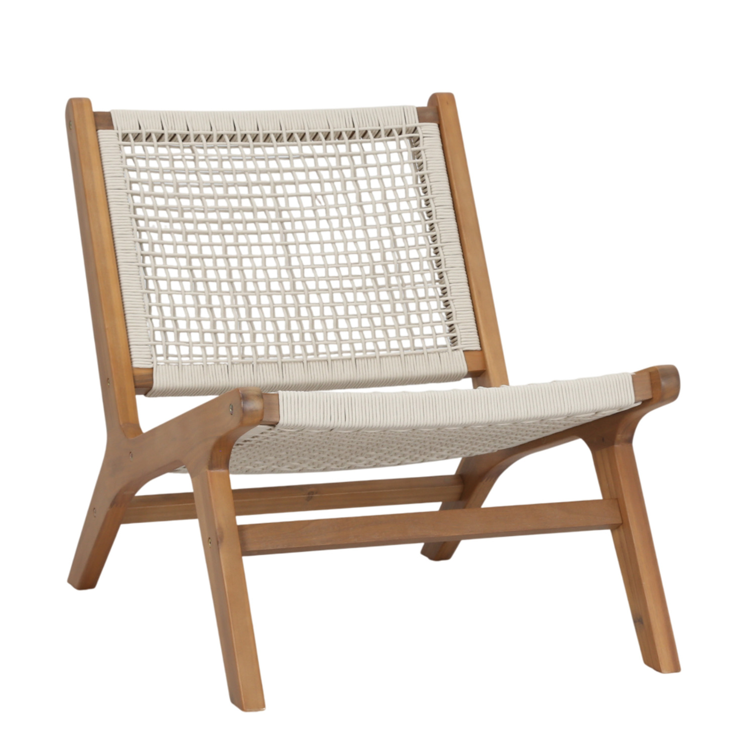Harbour Acacia Wood Outdoor Lounge Chair