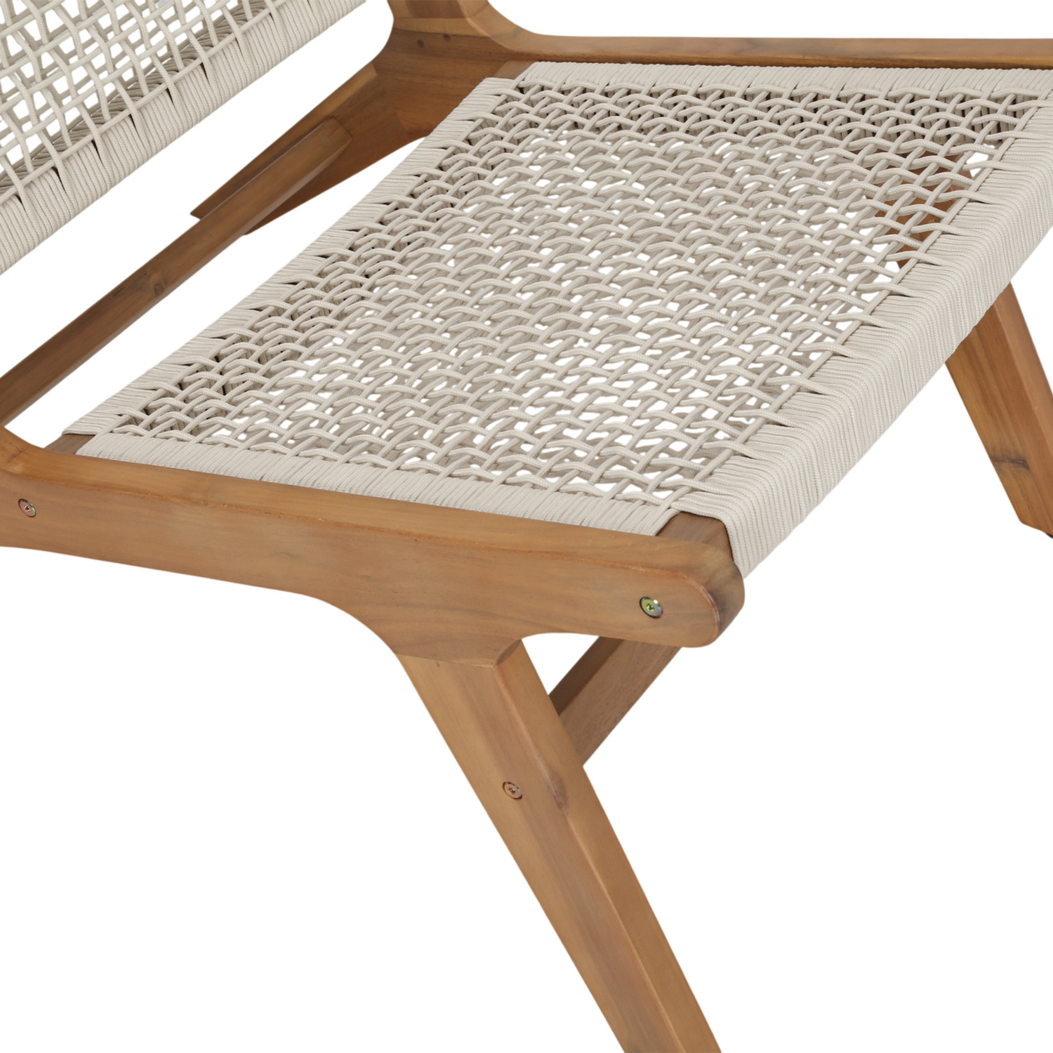 Harbour Acacia Wood Outdoor Lounge Chair