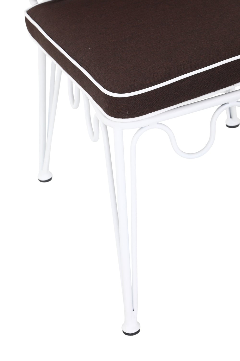 Shelly Wavy Steel Outdoor Dining Chairs