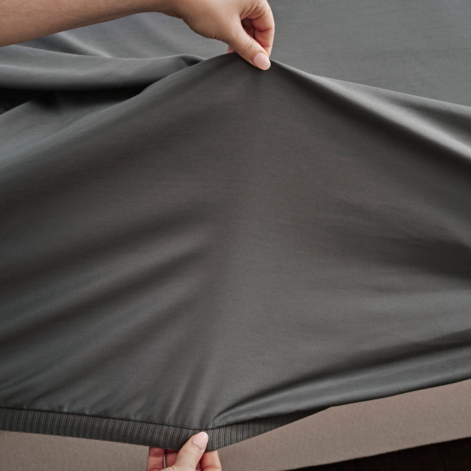 Luxury 1000TC Cotton-Blend Fitted Sheet Set