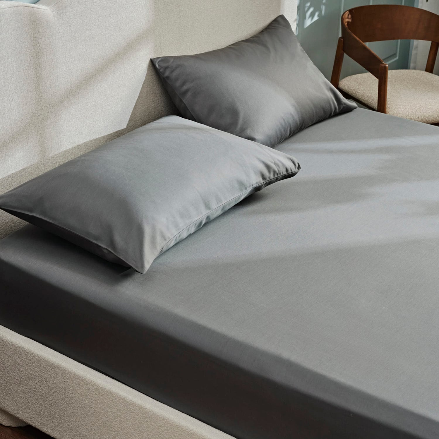 Luxury 1000TC Cotton-Blend Fitted Sheet Set