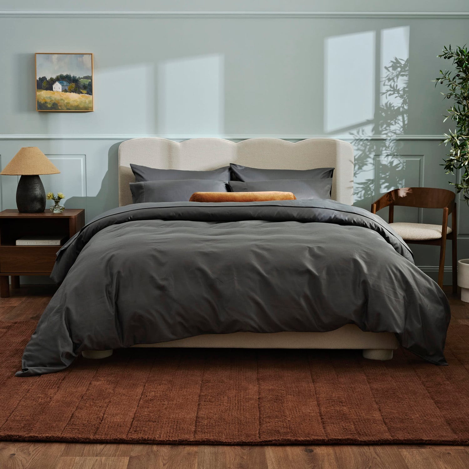 Luxury 1000TC Cotton-Blend Fitted Sheet Set